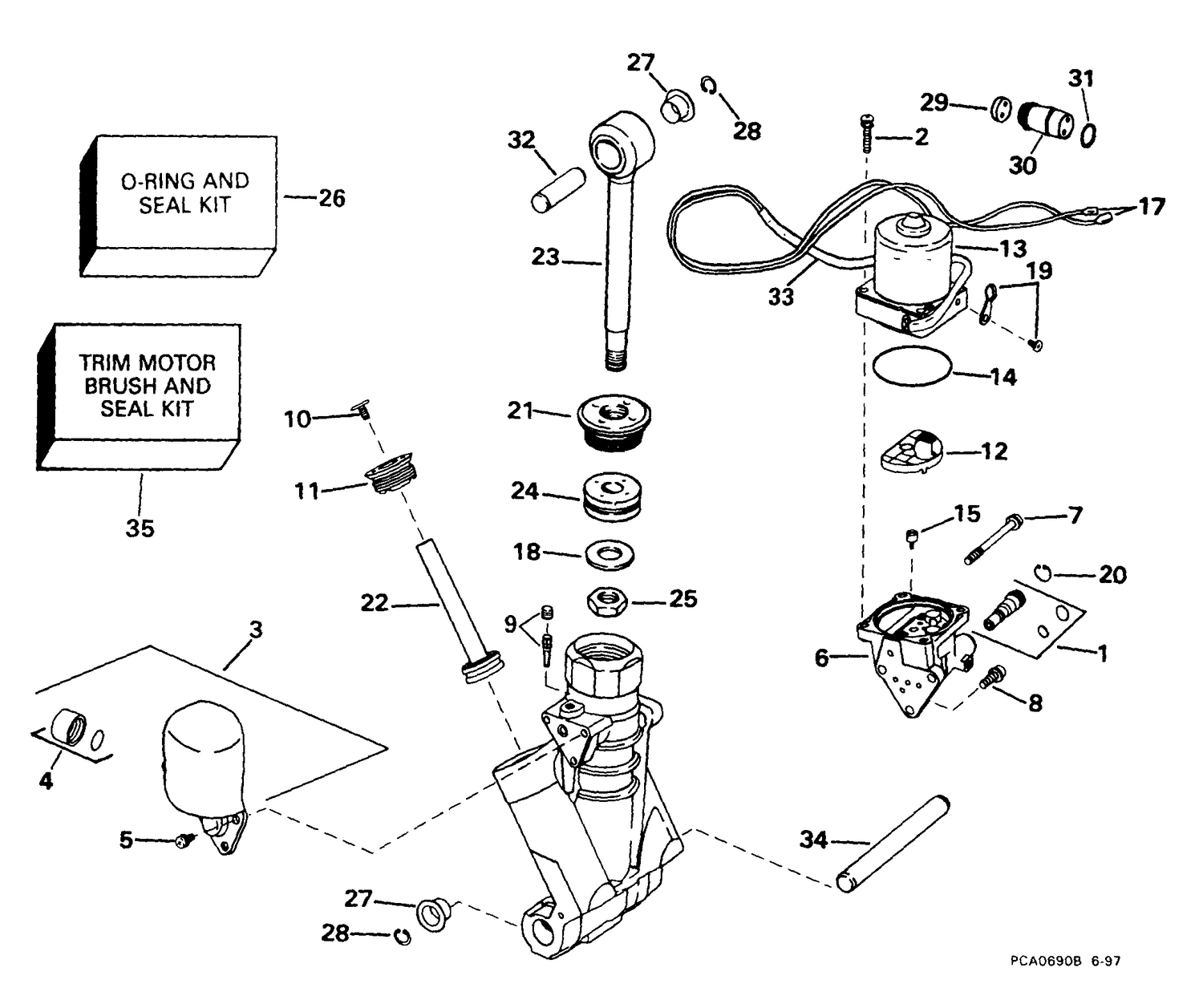 POWER TRIM/TILT HYDRAULIC ASSEMBLY