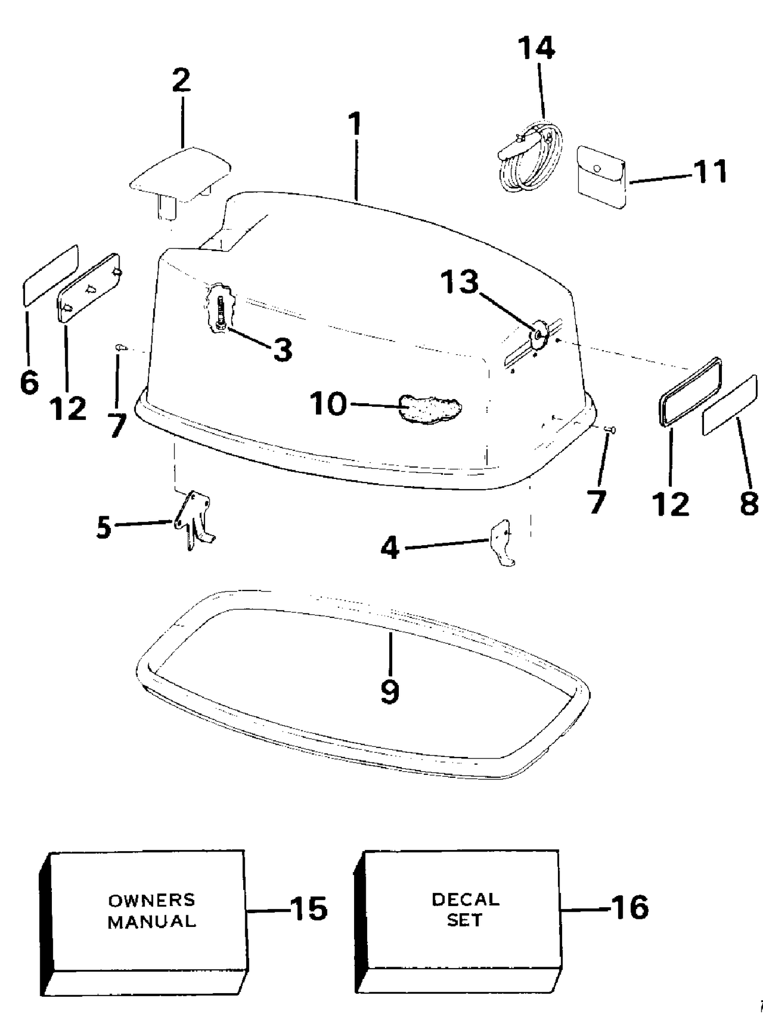 ENGINE COVER - JOHNSON