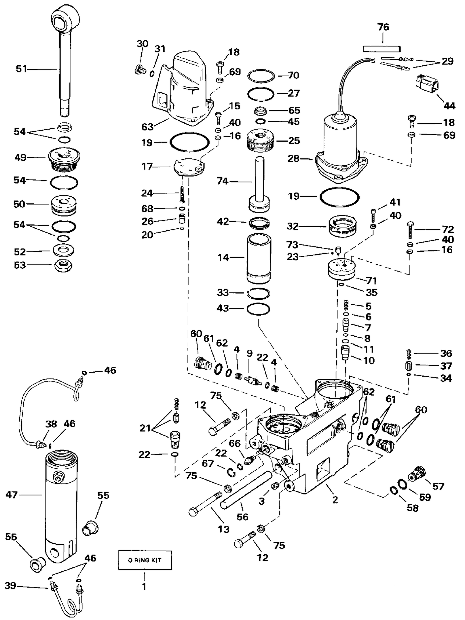 POWER TRIM/TILT HYDRAULIC ASSEMBLY