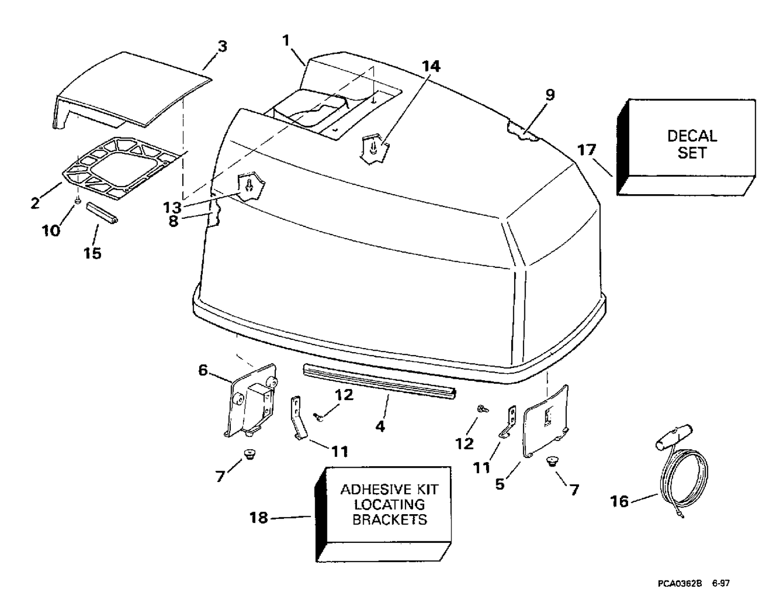 ENGINE COVER -- EVINRUDE