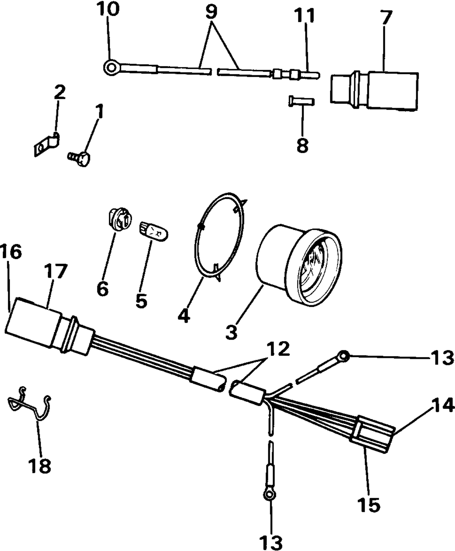 TRIM GAUGE & CABLE
