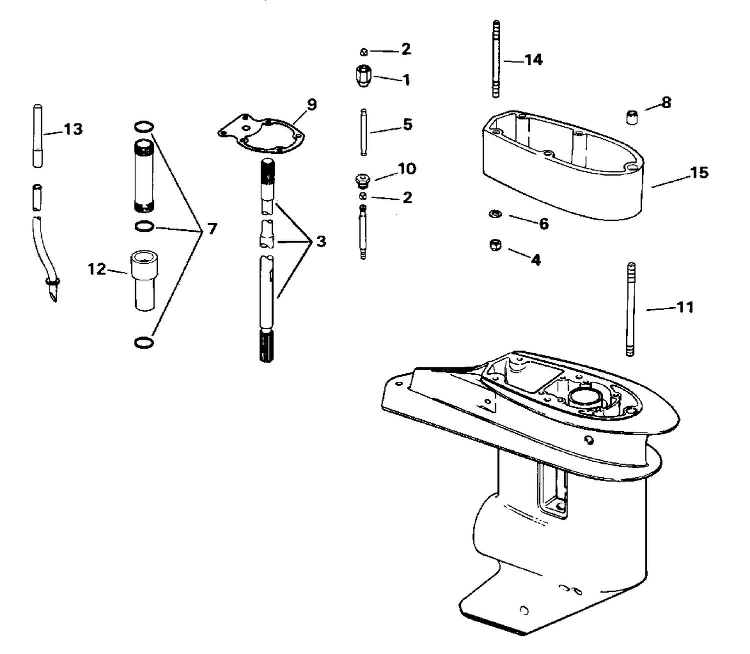 EXTENSION KIT ASSY. - 22.5 IN.