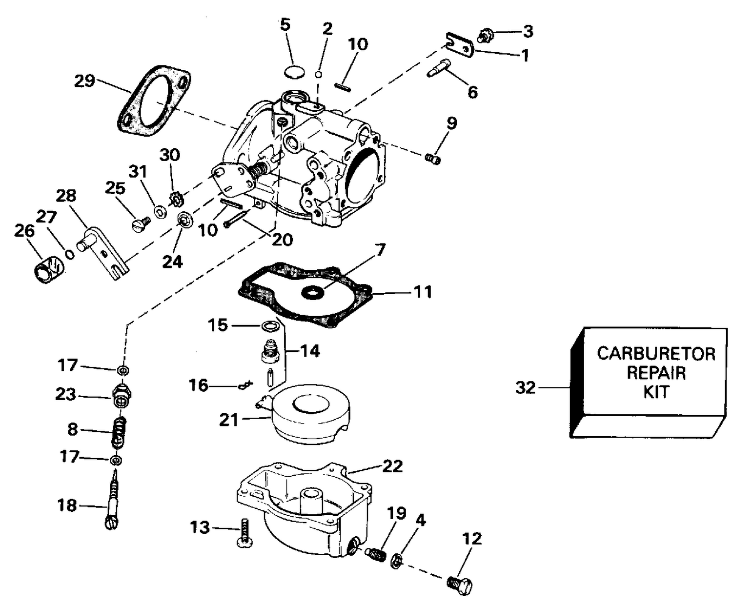 CARBURETOR EARLY PRODUCTION