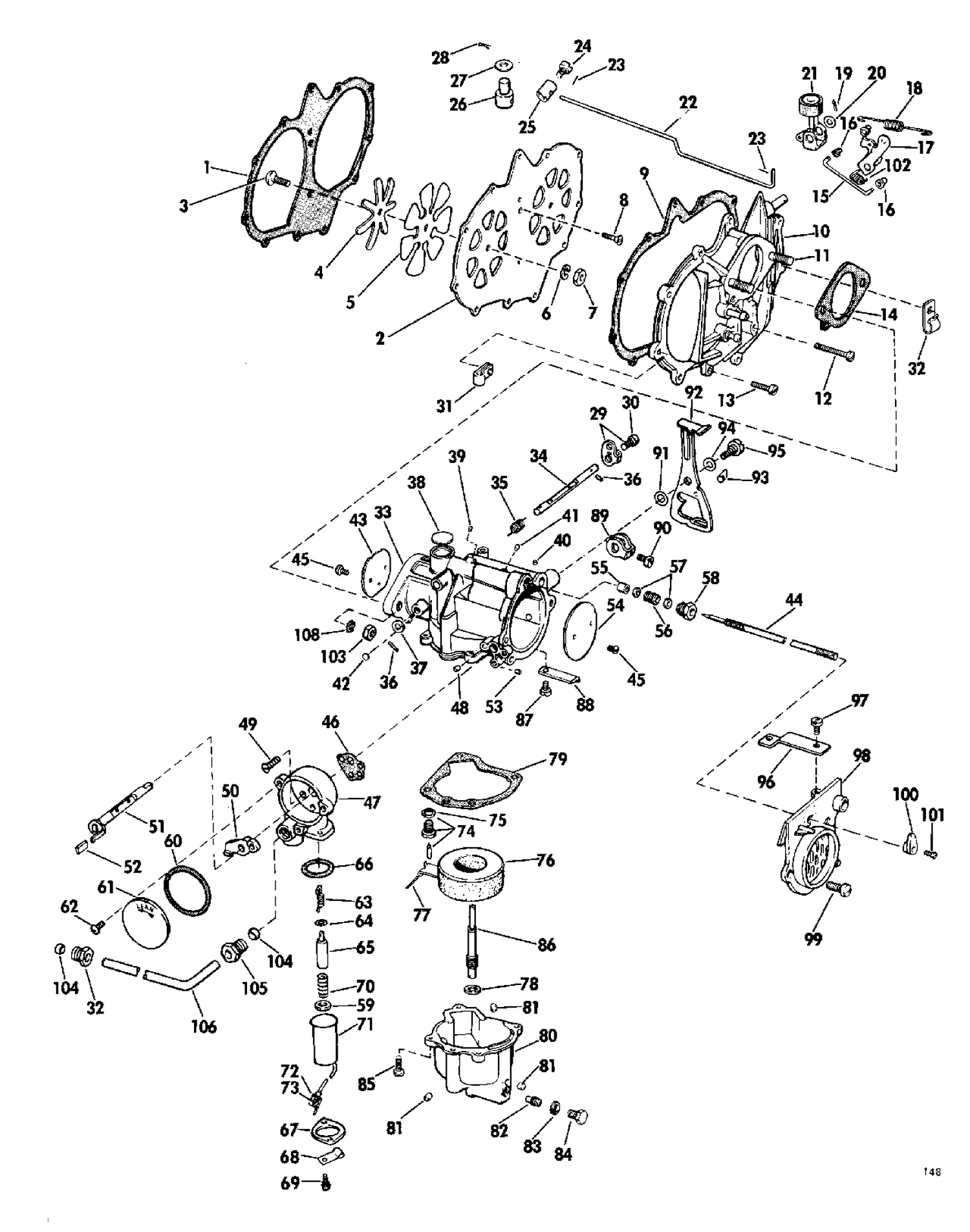 CARBURETOR GROUP ELECTRIC SHIFT