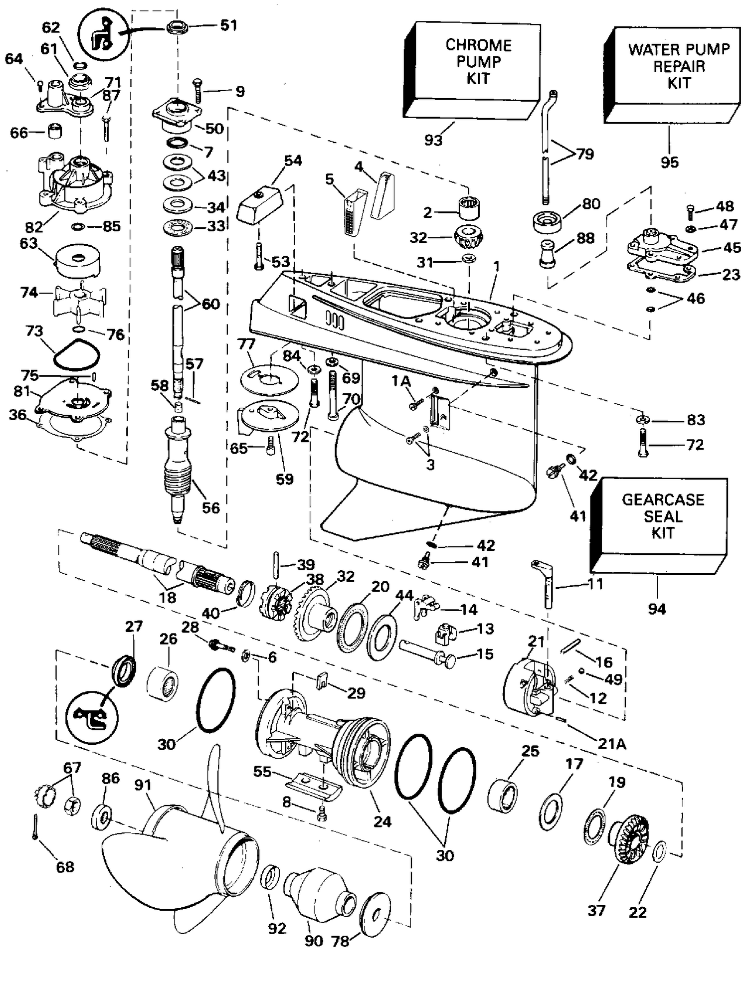 GEARCASE - STANDARD ROTATION