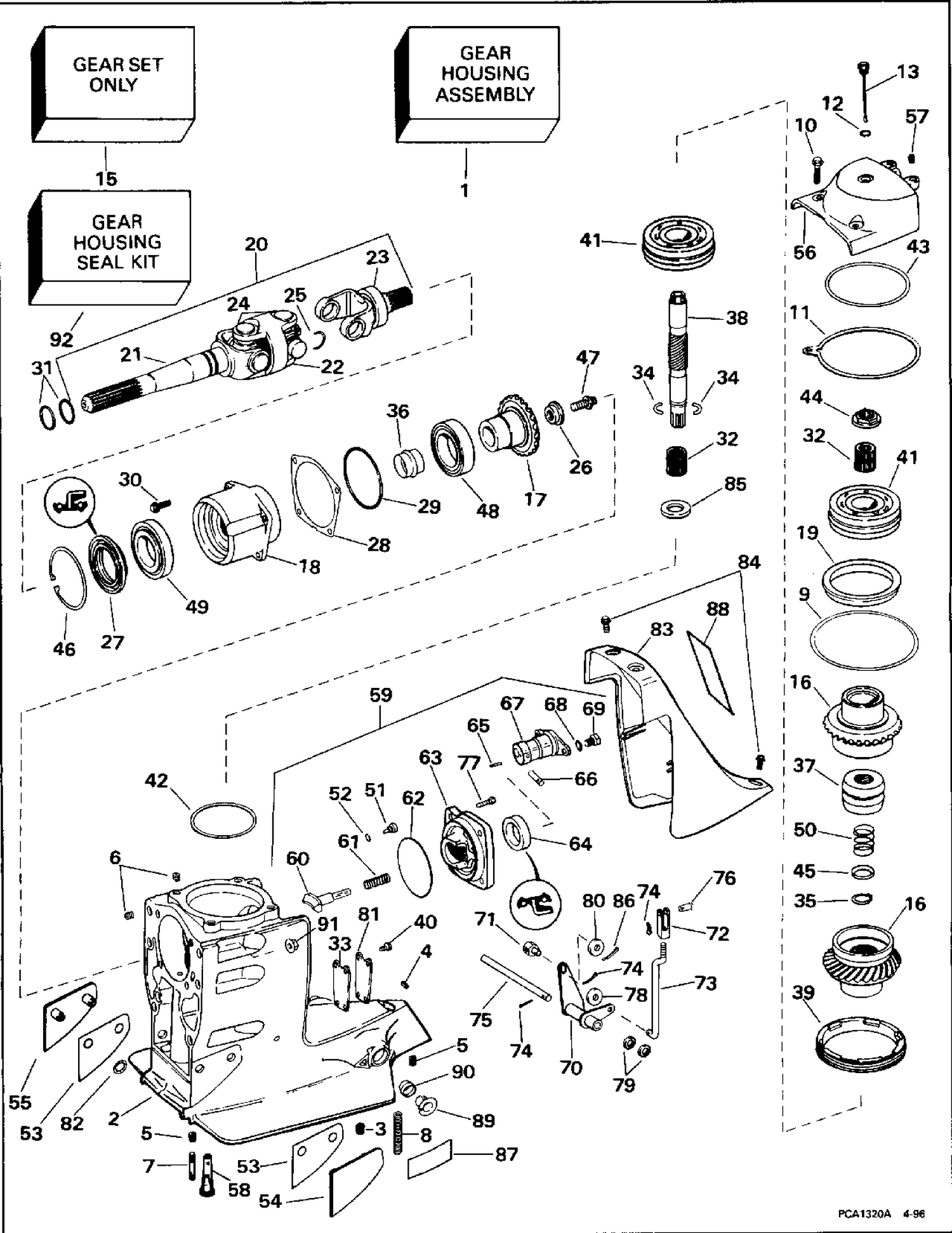 UPPER GEAR HOUSING