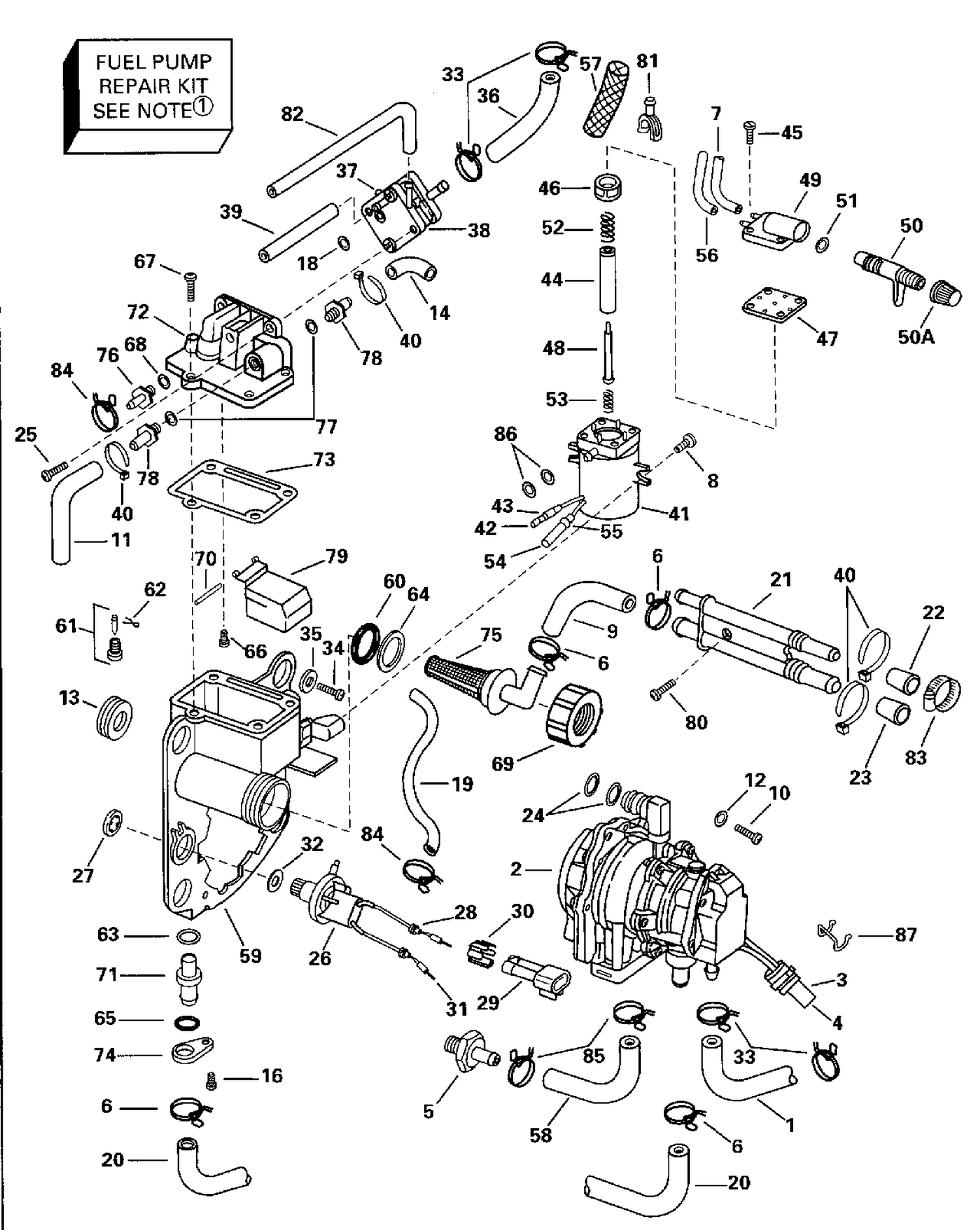 FUEL BRACKET & COMPONENTS