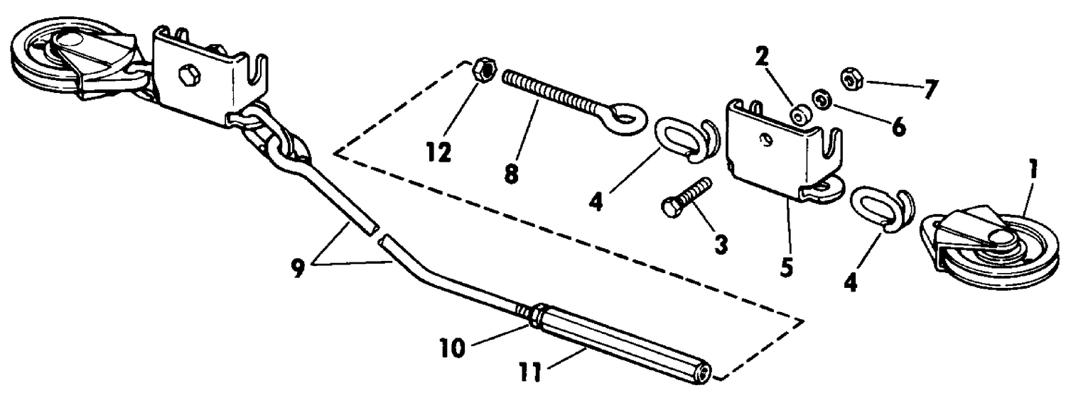 STEERING CONNECTOR KIT - CABLE PULLEY DUAL 6 THRU 15