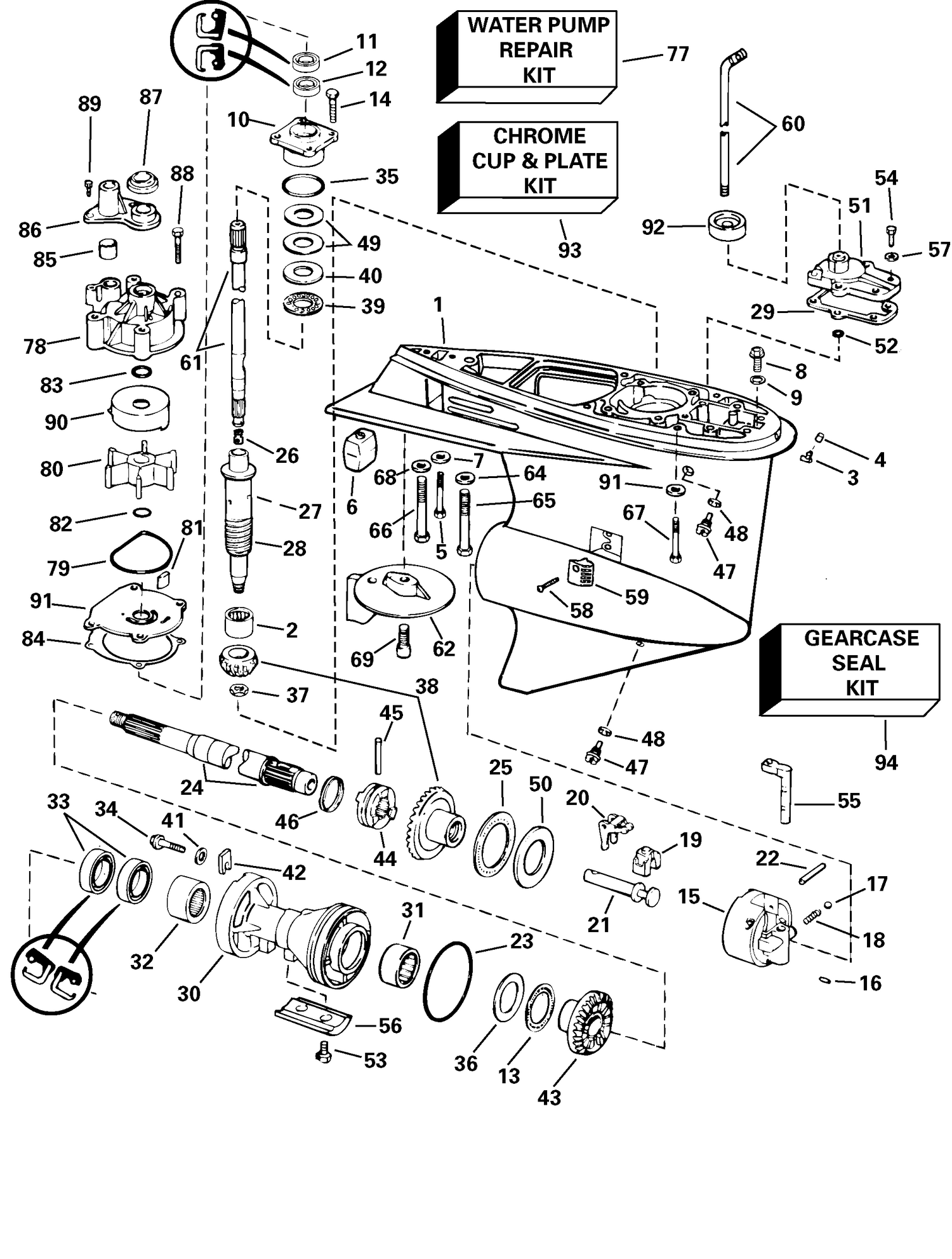 GEARCASE - PL, GL MODELS