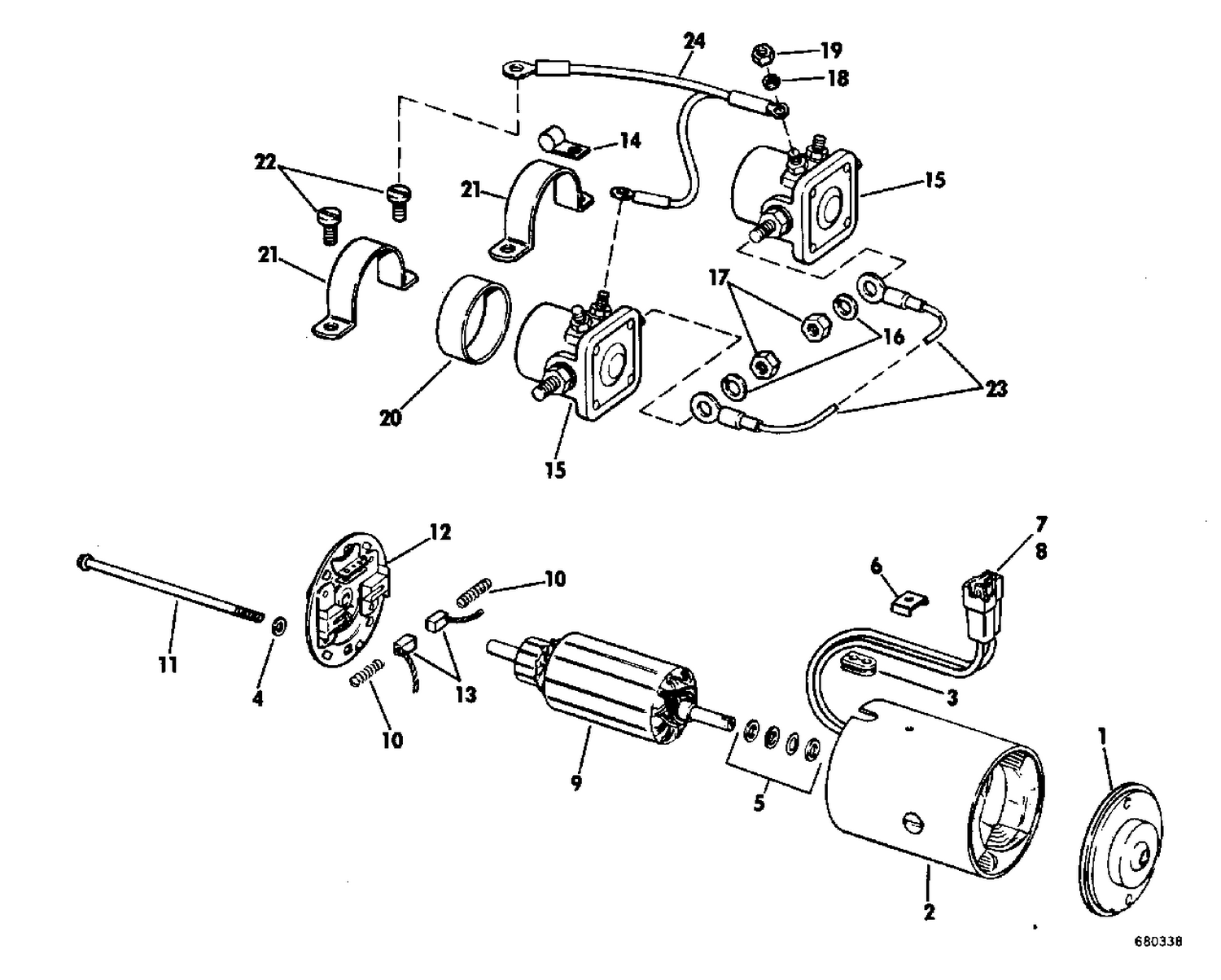 TILT MOTOR GROUP PRESTOLITE MODEL ETK-4102