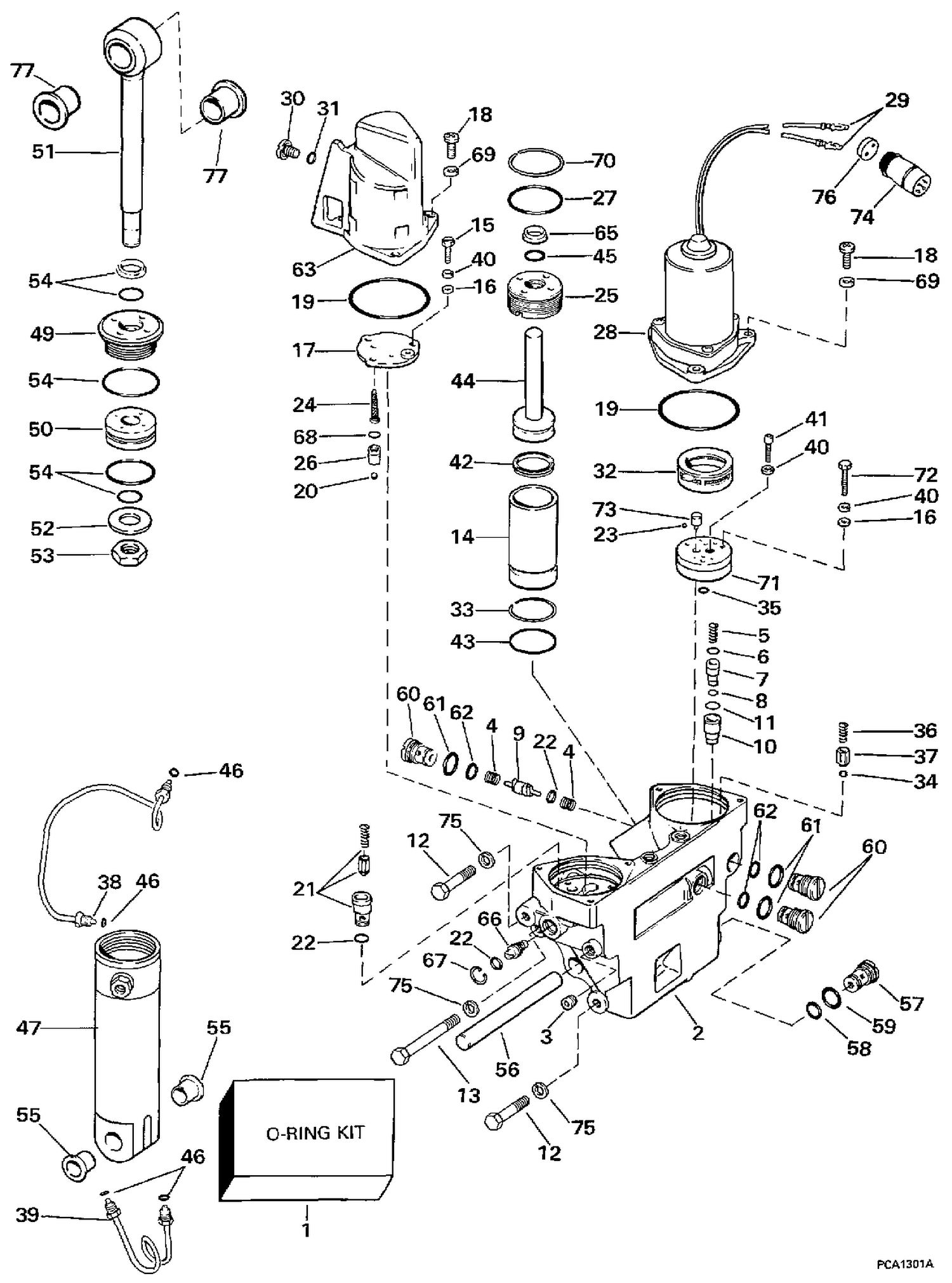 POWER TRIM/TILT HYDRAULIC ASSEMBLY