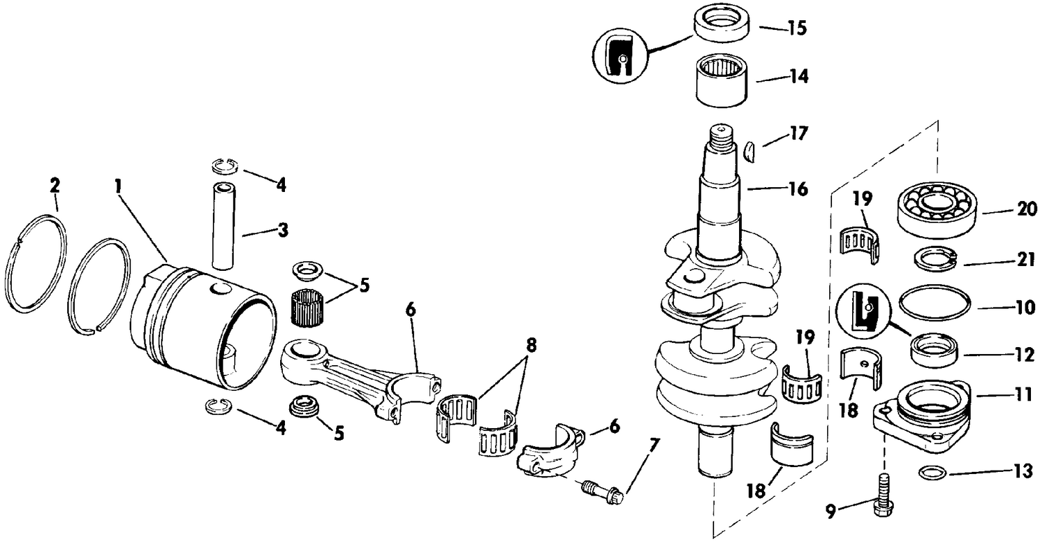 CRANKSHAFT & PISTON