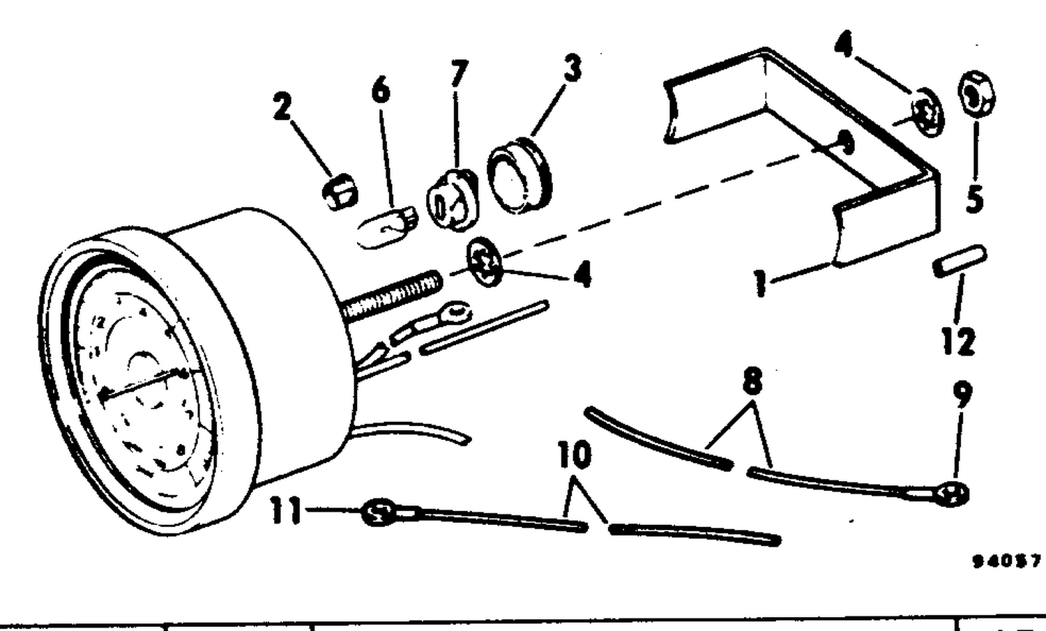 TACHOMETER KIT-SAIL DRIVE