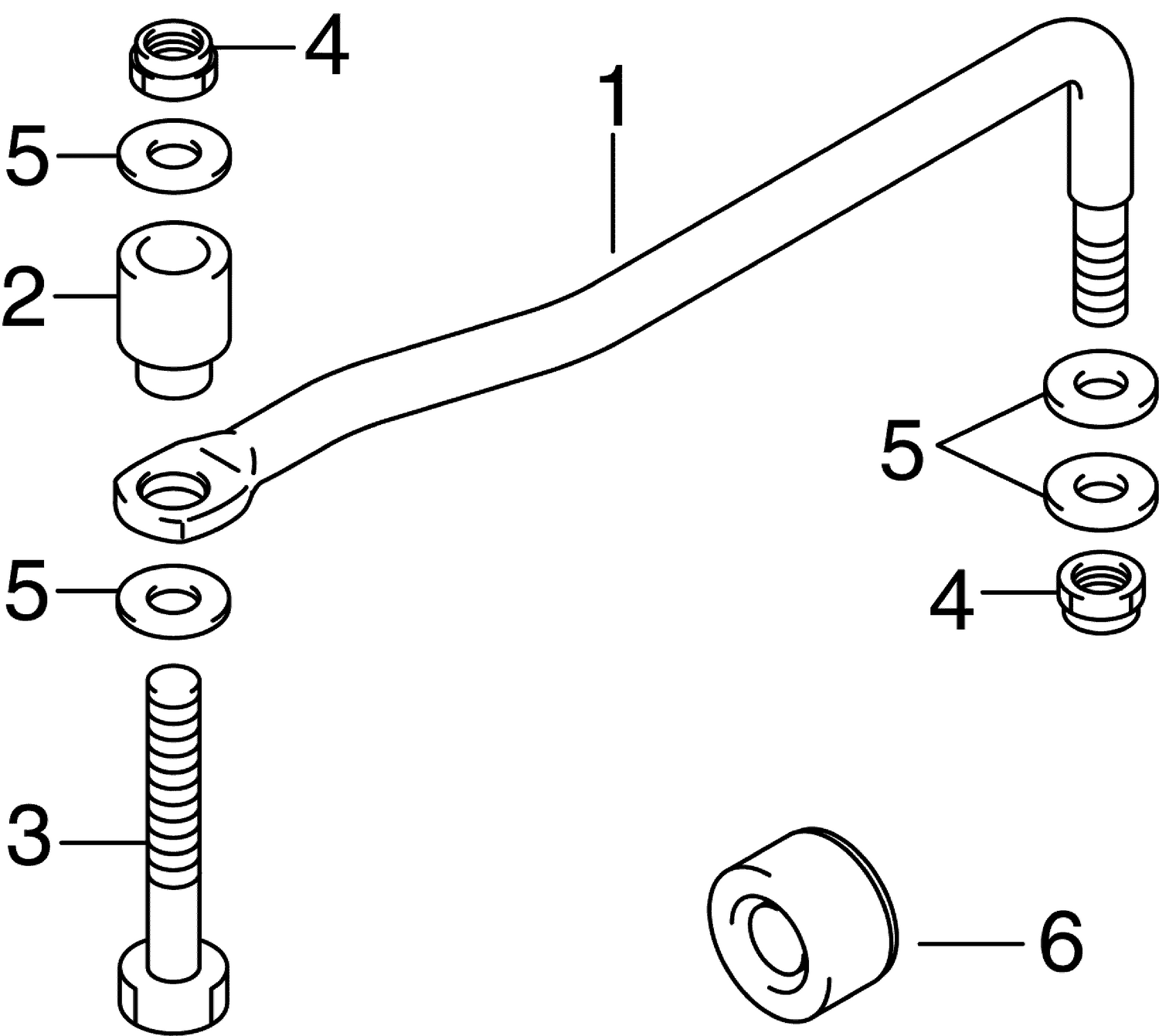 DRAG LINK - 90 THRU 140 HP (4-Stroke)