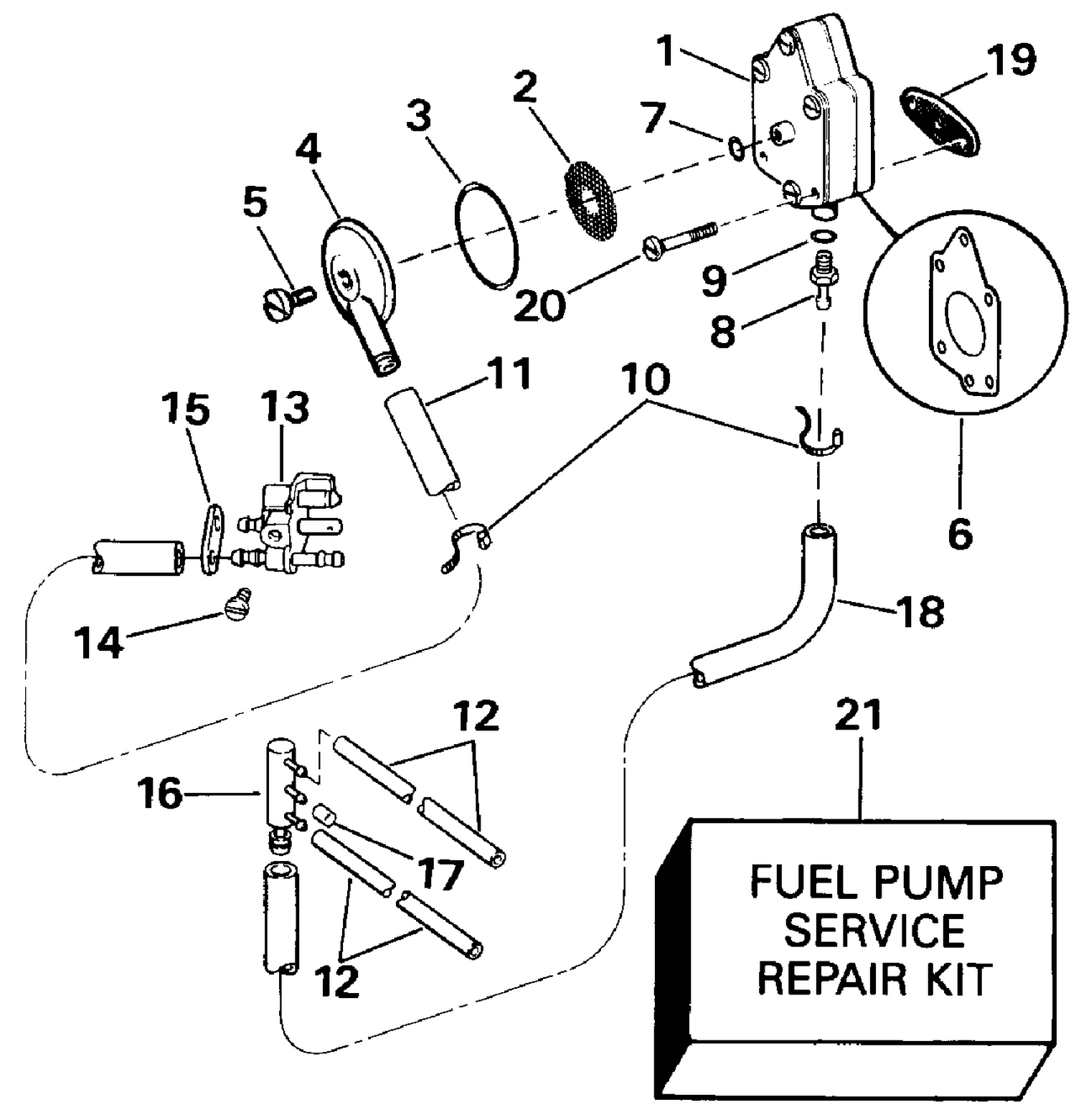 FUEL PUMP AND FILTER LATE PRODUCTION