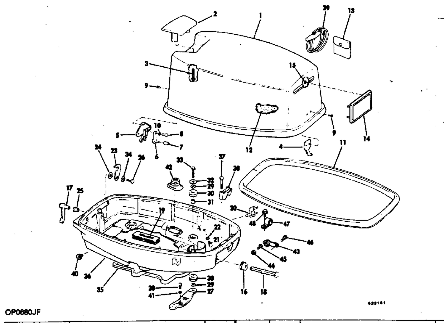 MOTOR COVER - JOHNSON