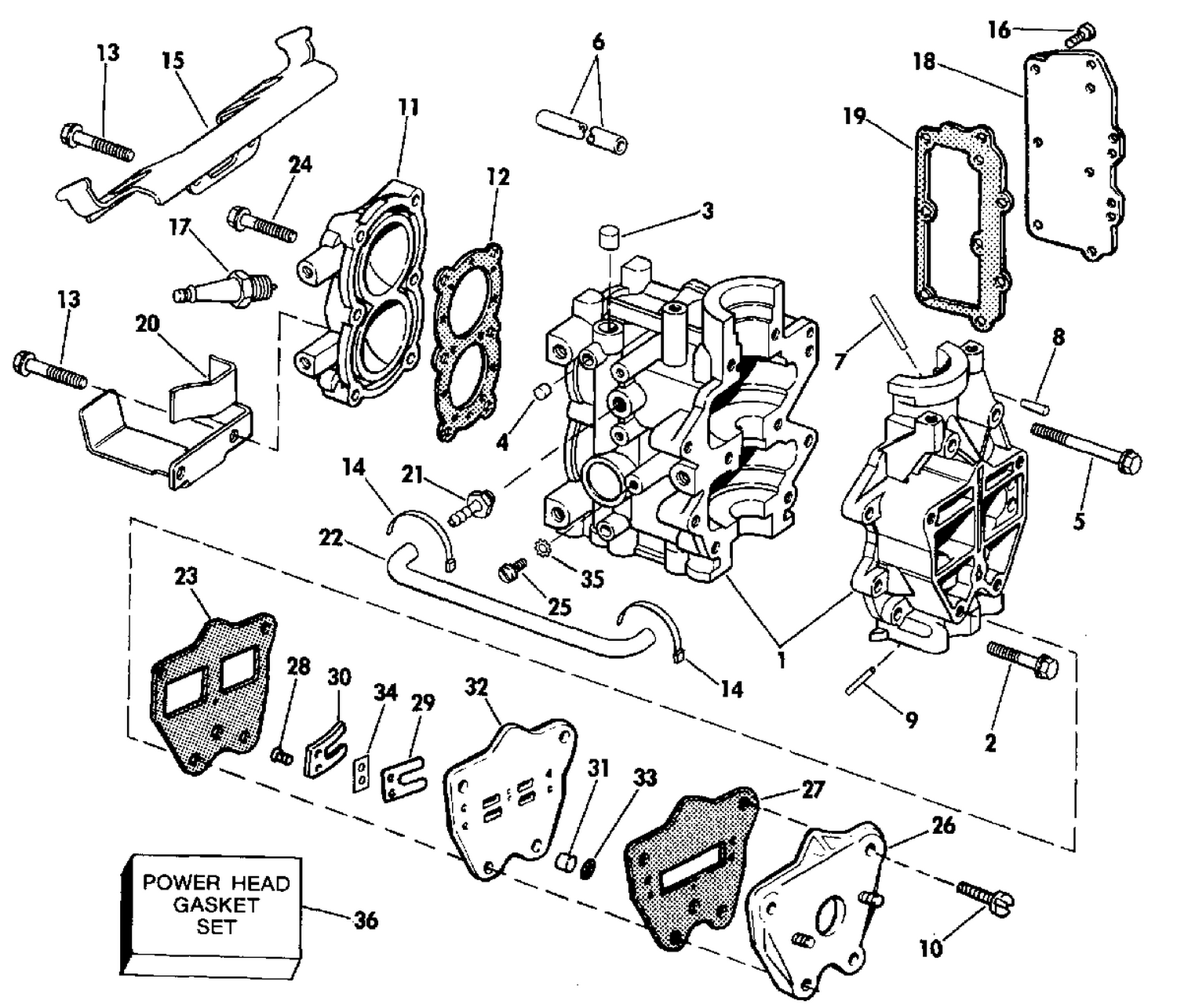 CYLINDER, CRANKCASE, & INTAKE MANIFOLD
