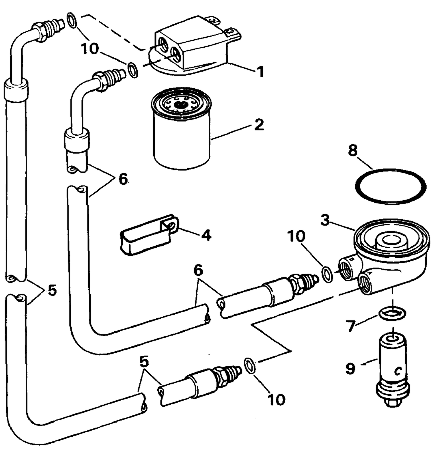 OIL SYSTEM - 350 MODELS