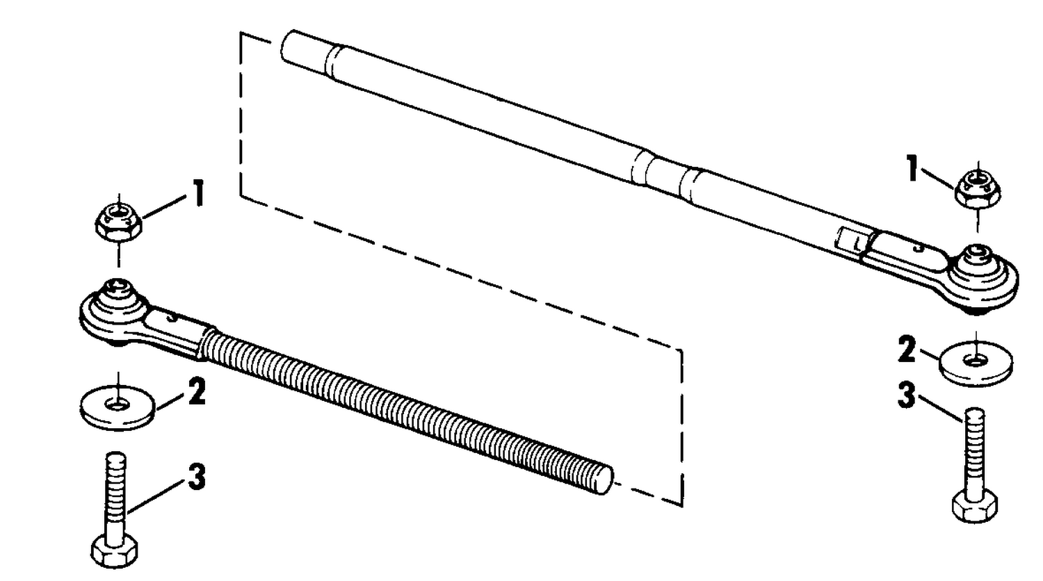 ADJUST. TIE BAR 40-V6 DUAL ENG & 40-V6 DUAL ENG EXT. CENTER
