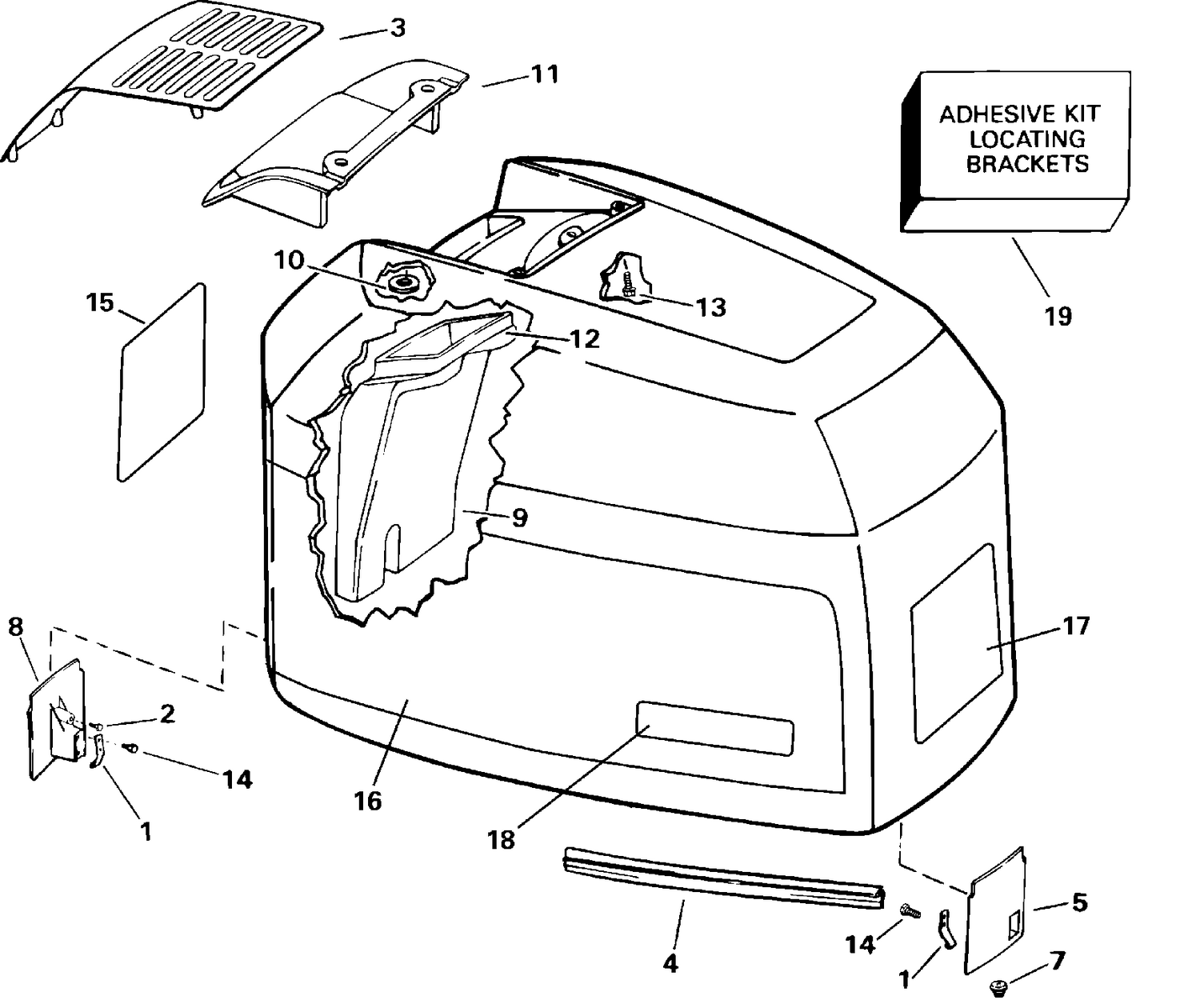 ENGINE COVER - JOHNSON