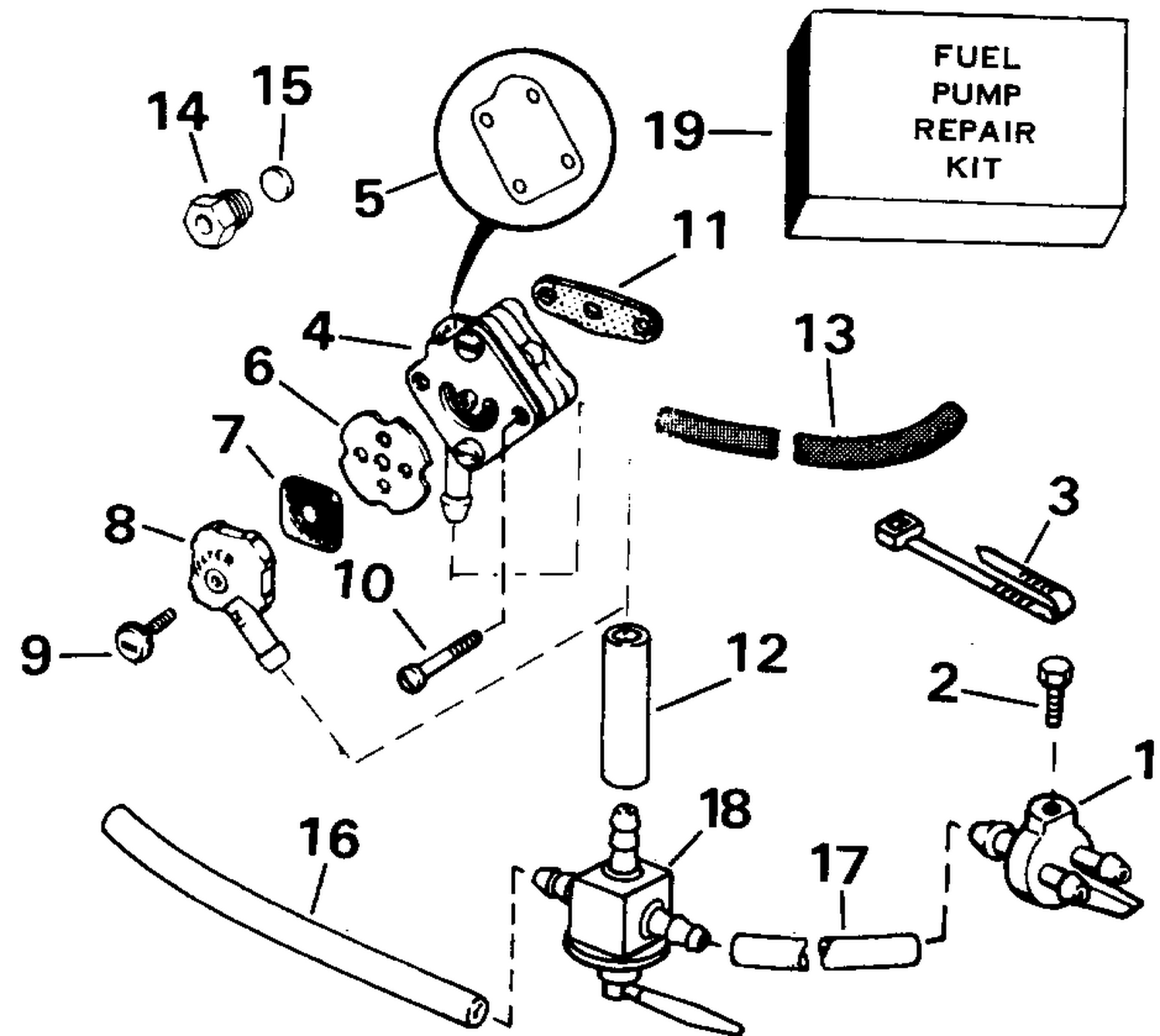 FUEL PUMP KIT - 3 & 4 MODELS ONLY