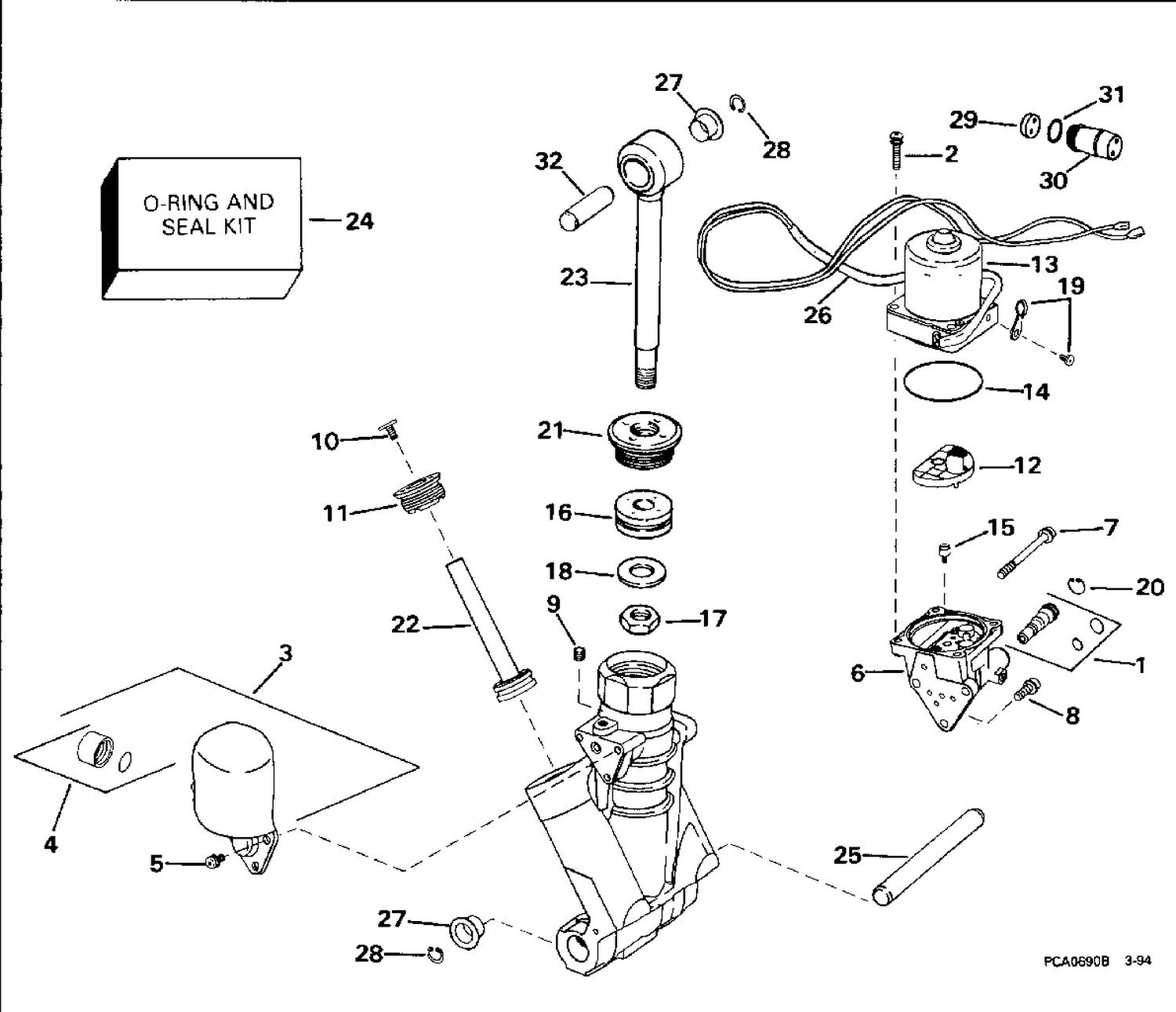 POWER TRIM/TILT HYDRAULIC ASSEMBLY