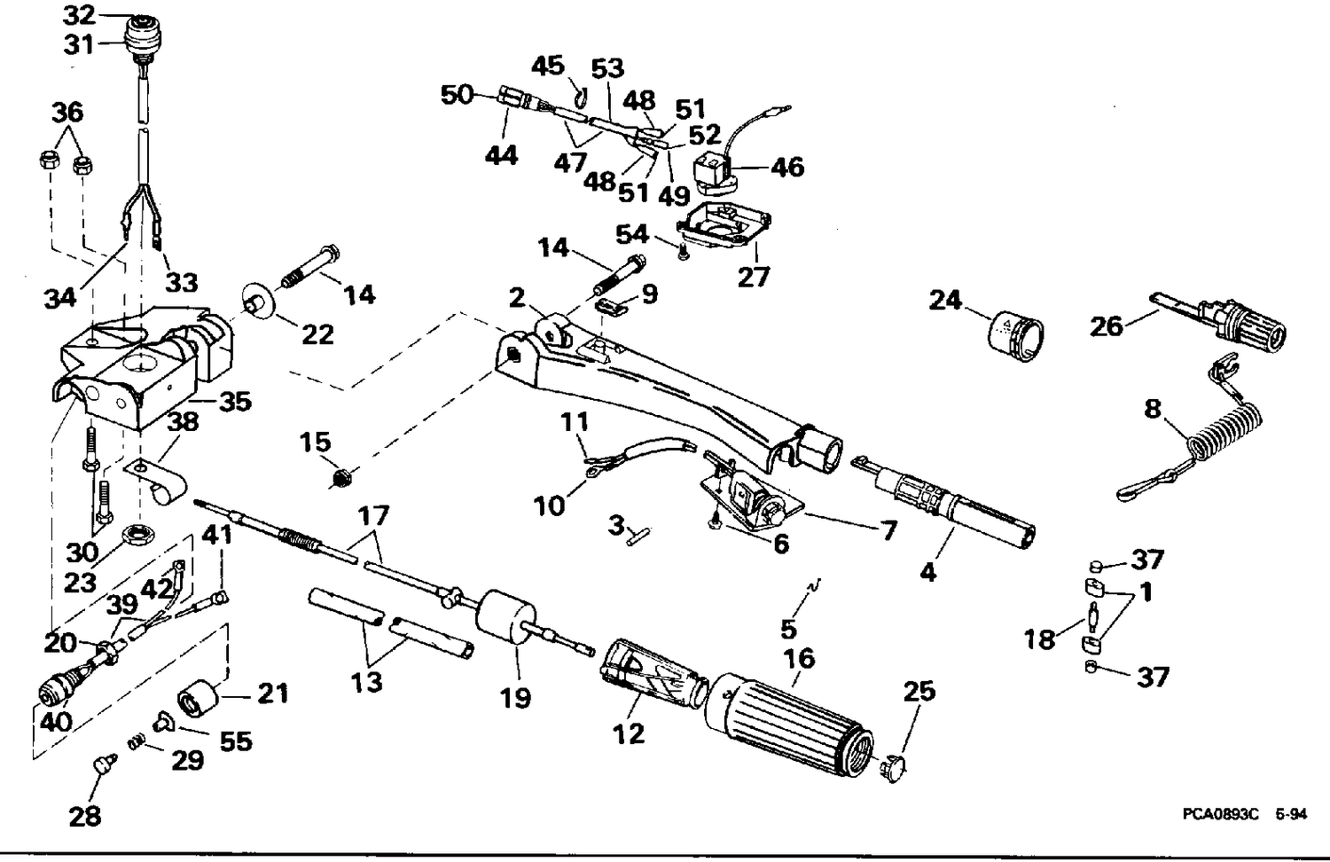STEERING AND SHIFT HANDLE
