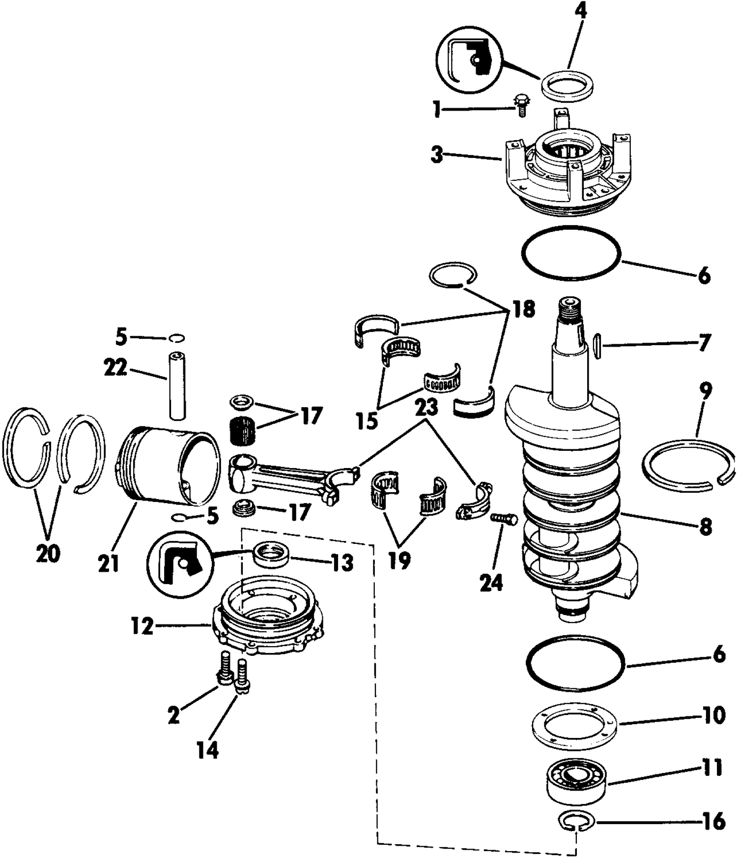 CRANKSHAFT & PISTON