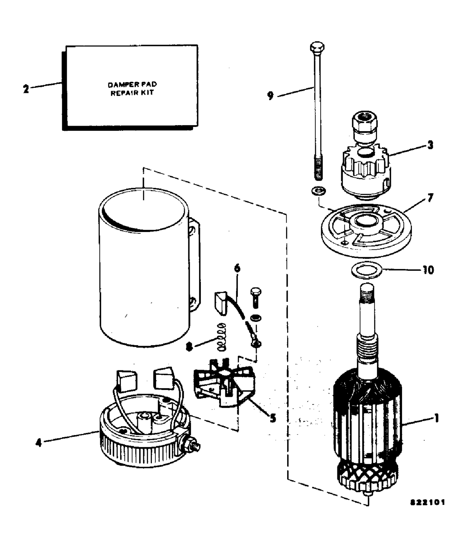 ELECTIRIC STARTER-PRESTOLITE MODELS POC-4001