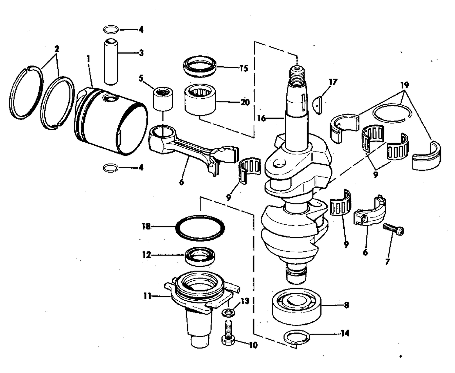 CRANKSHAFT & PISTON
