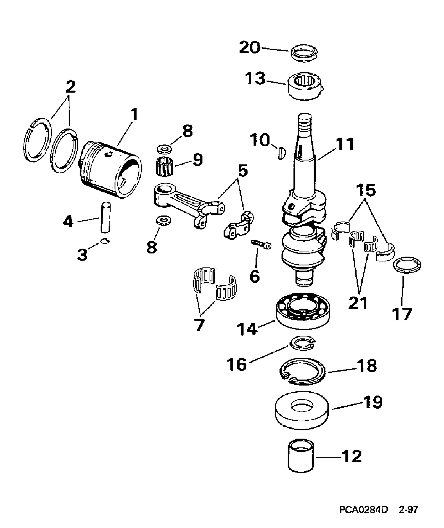 CRANKSHAFT & PISTON
