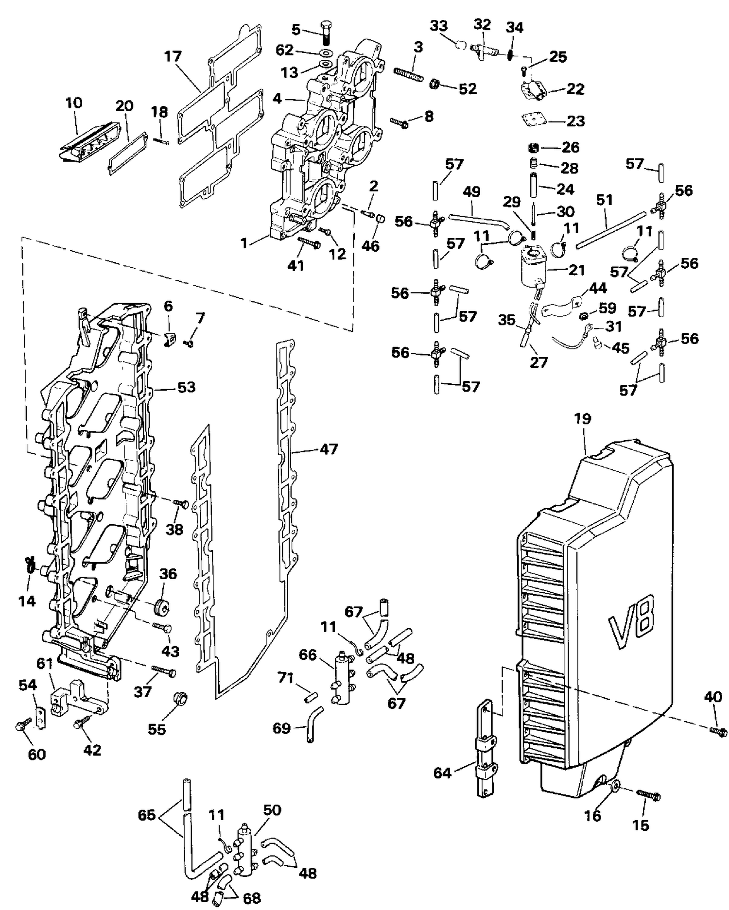 INTAKE MANIFOLD - "S" SUFFIX MODELS