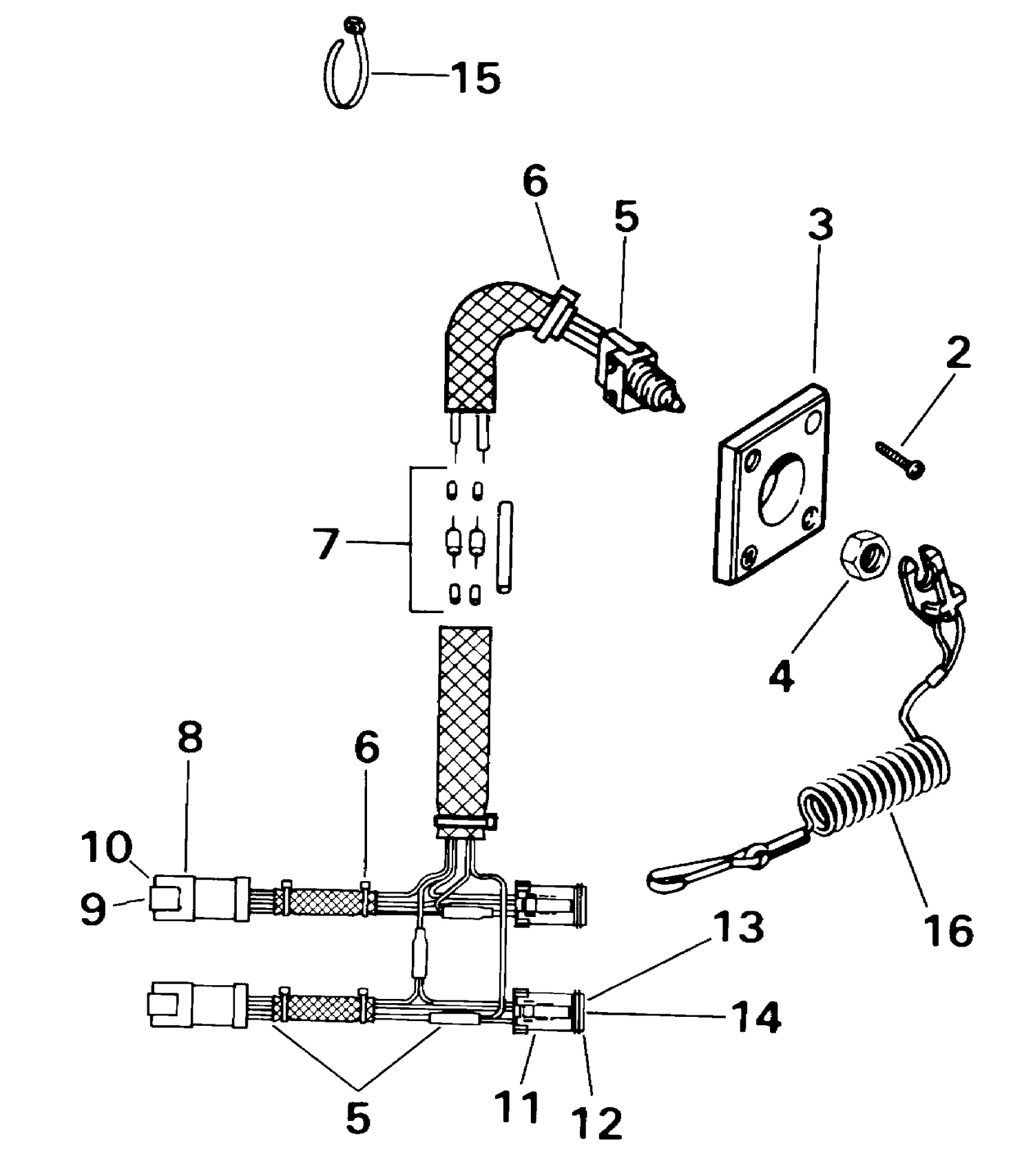 REMOTE STOP SWITCH - DUAL ENGINE