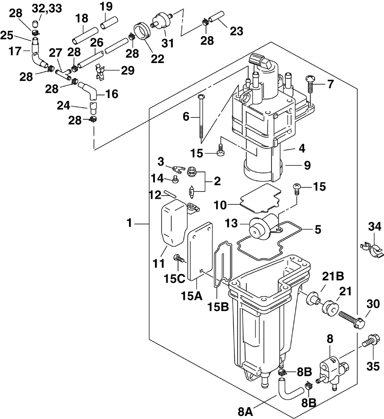 FUEL VAPOR SEPARATOR