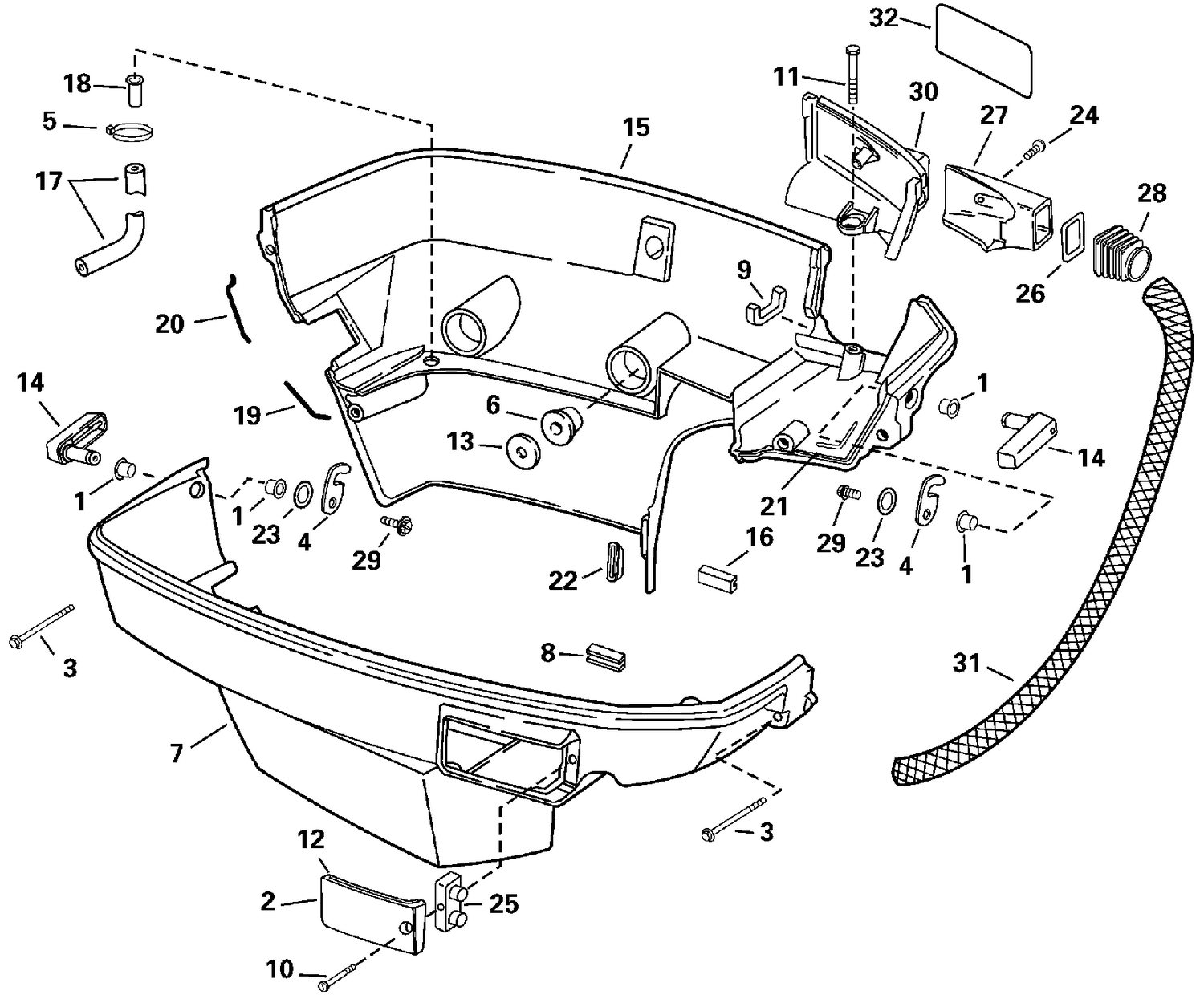 LOWER ENGINE COVER