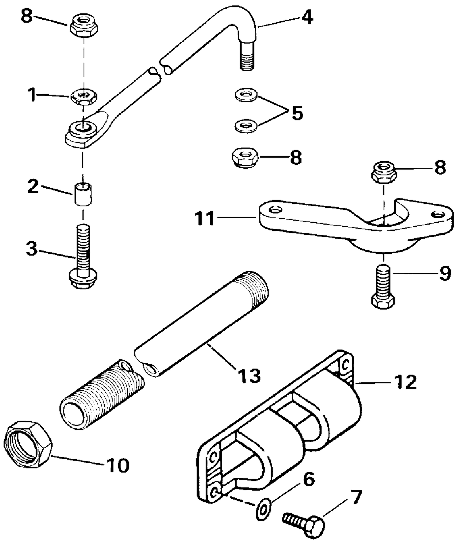 DUAL CABLE CONNECTOR KIT - OPPOSITE ENTRY V4, V6 MODELS