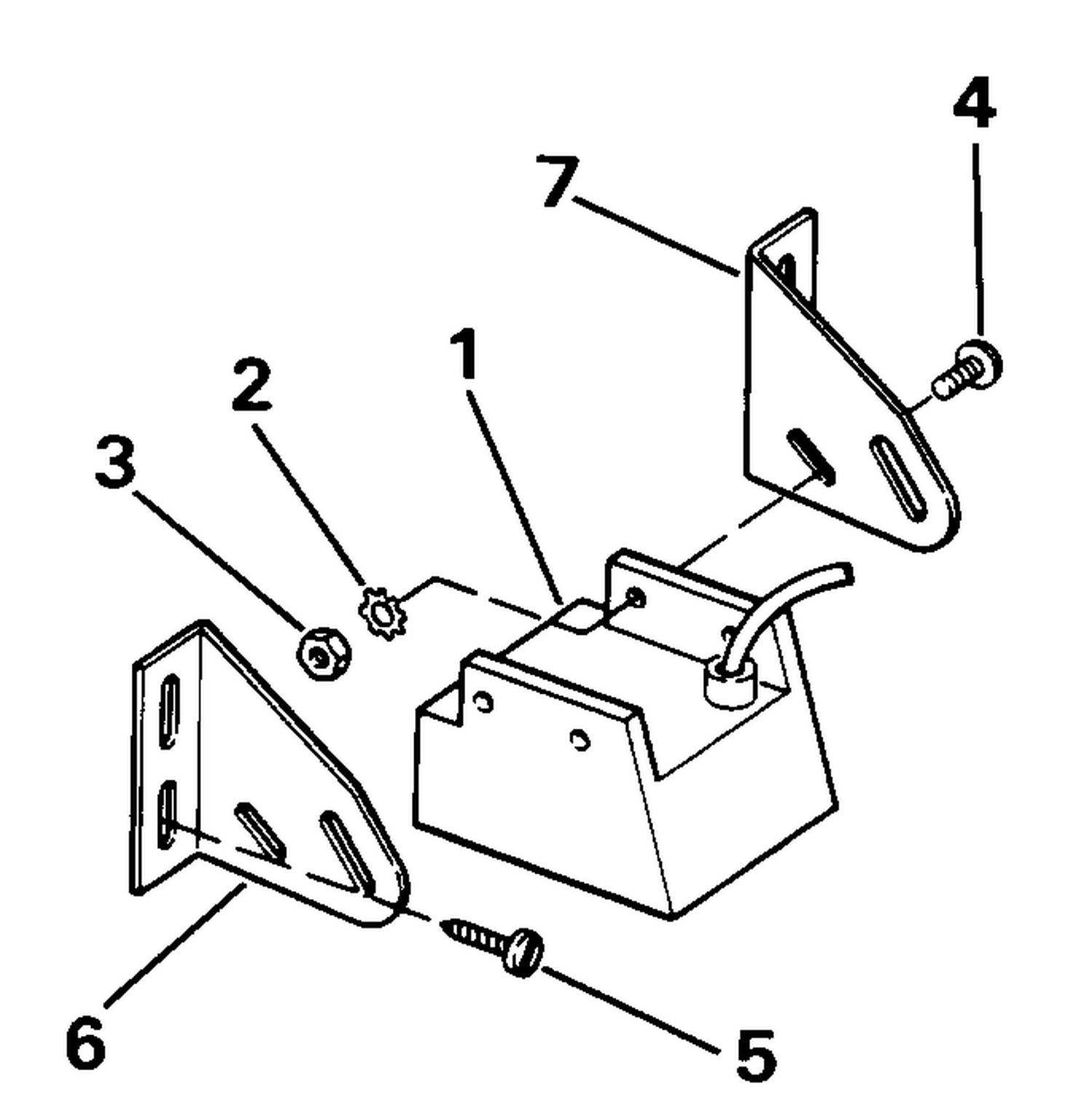 TRANSDUCER - TRANSOM MOUNT