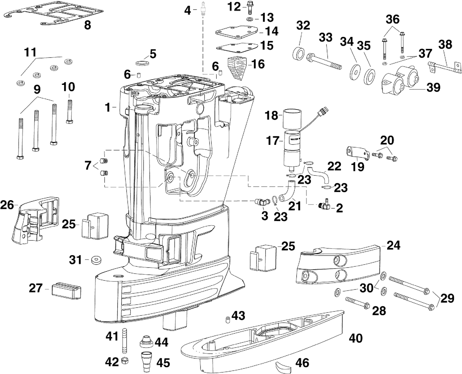EXHAUST HOUSING