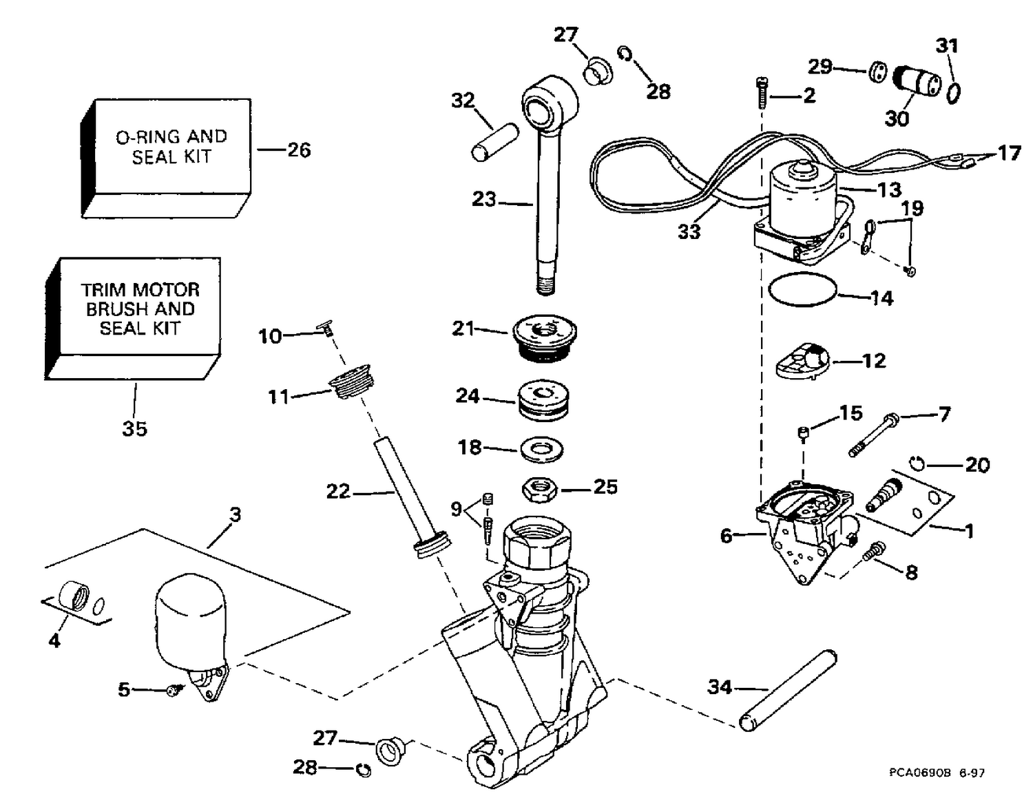 POWER TRIM/TILT HYDRAULIC ASSEMBLY
