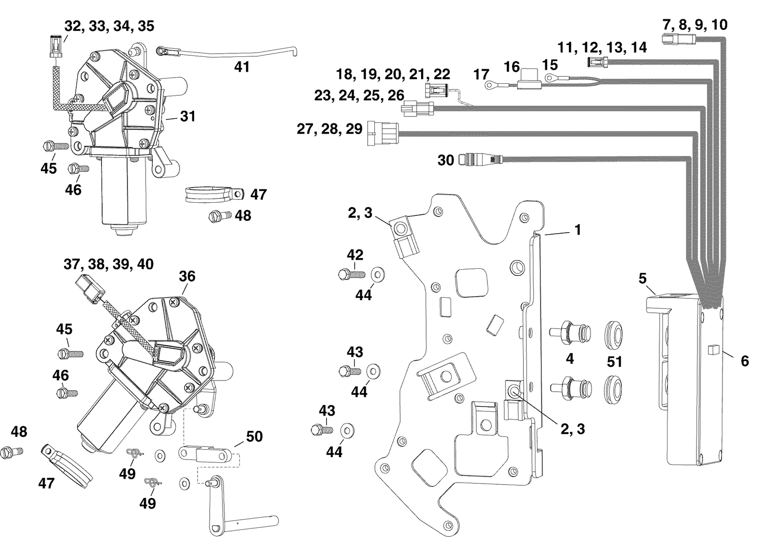 ELECTRONIC SHIFT AND THROTTLE