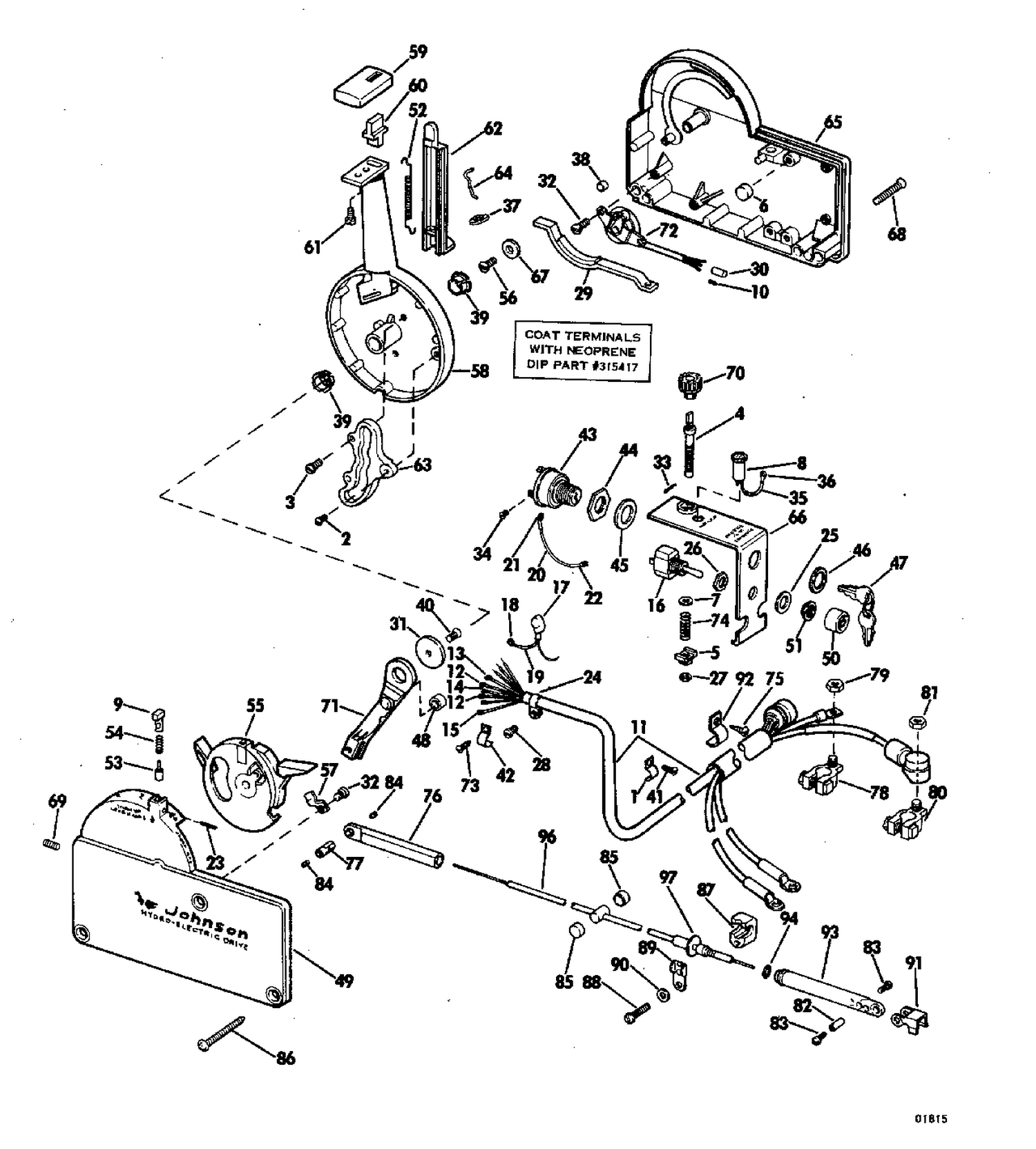REMOTE CONTROL GROUP ELETRIC SHIFT
