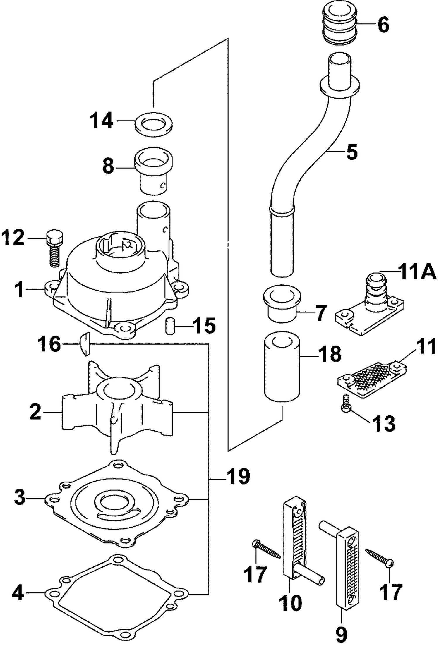 WATER PUMP Up to SN 029194