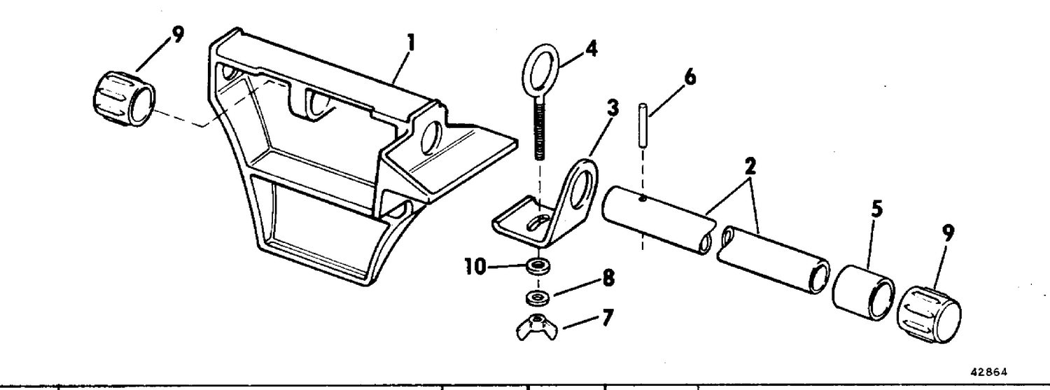 CANOE MOTOR BRACKET KIT