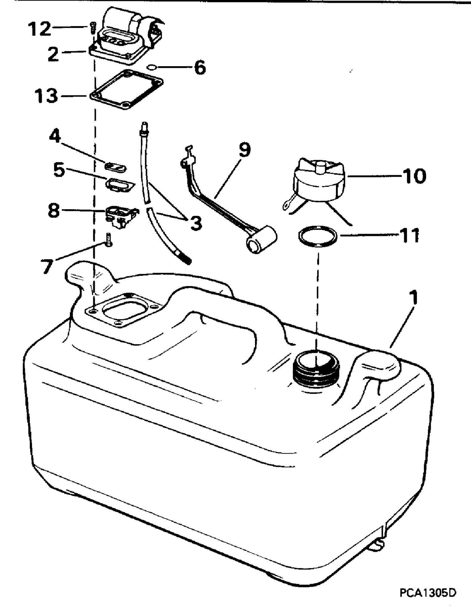 FUEL TANK - 6 GALLON