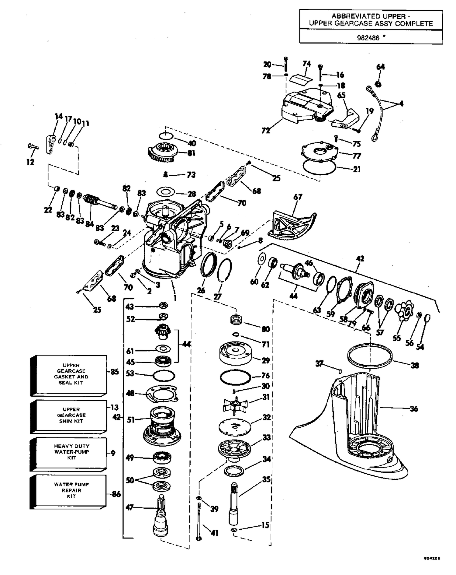 UPPER GEARCASE GROUP