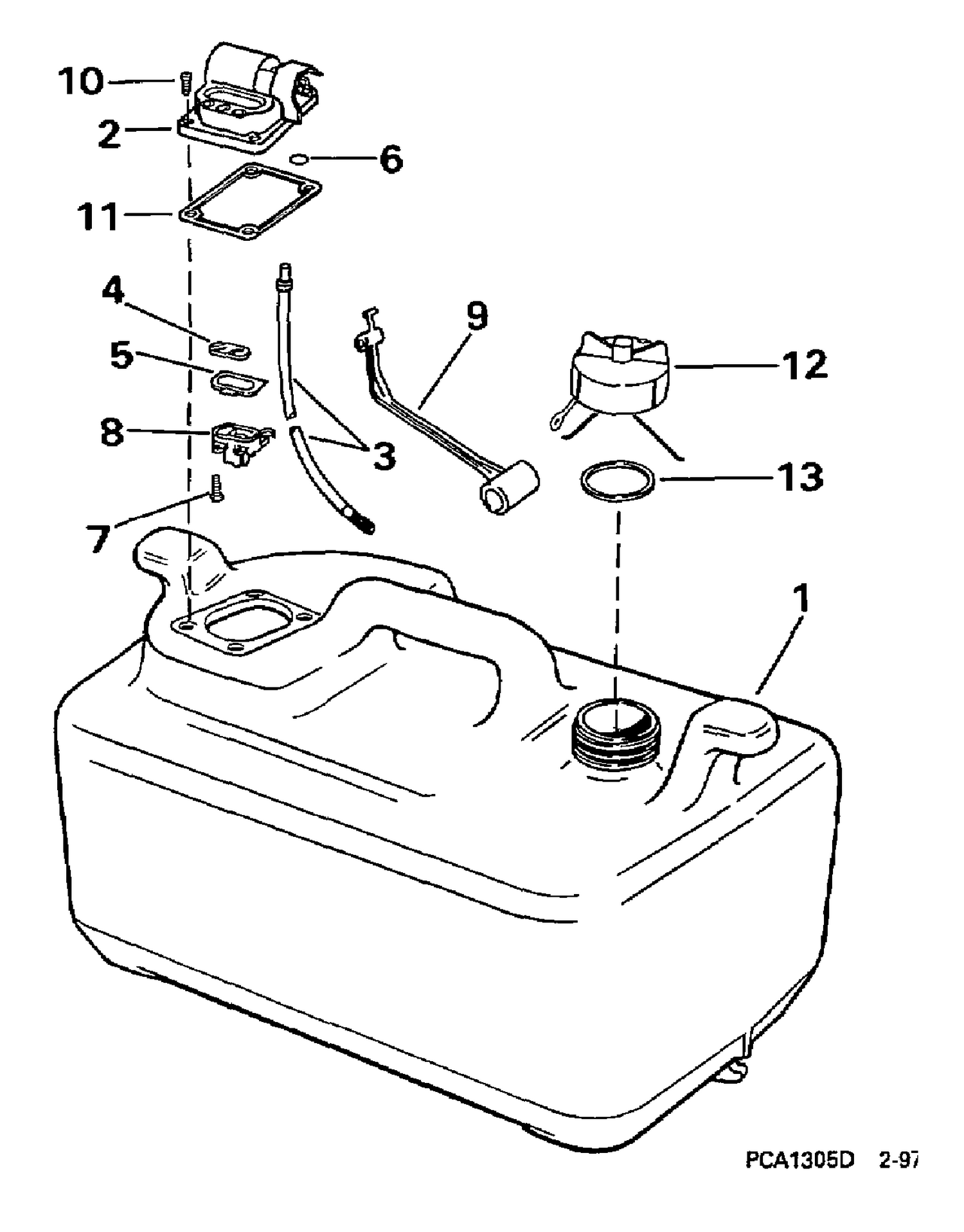 FUEL TANK - 6 GALLON