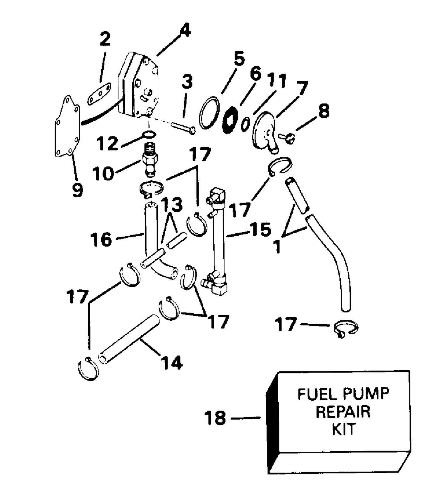 FUEL PUMP - 88 MODELS