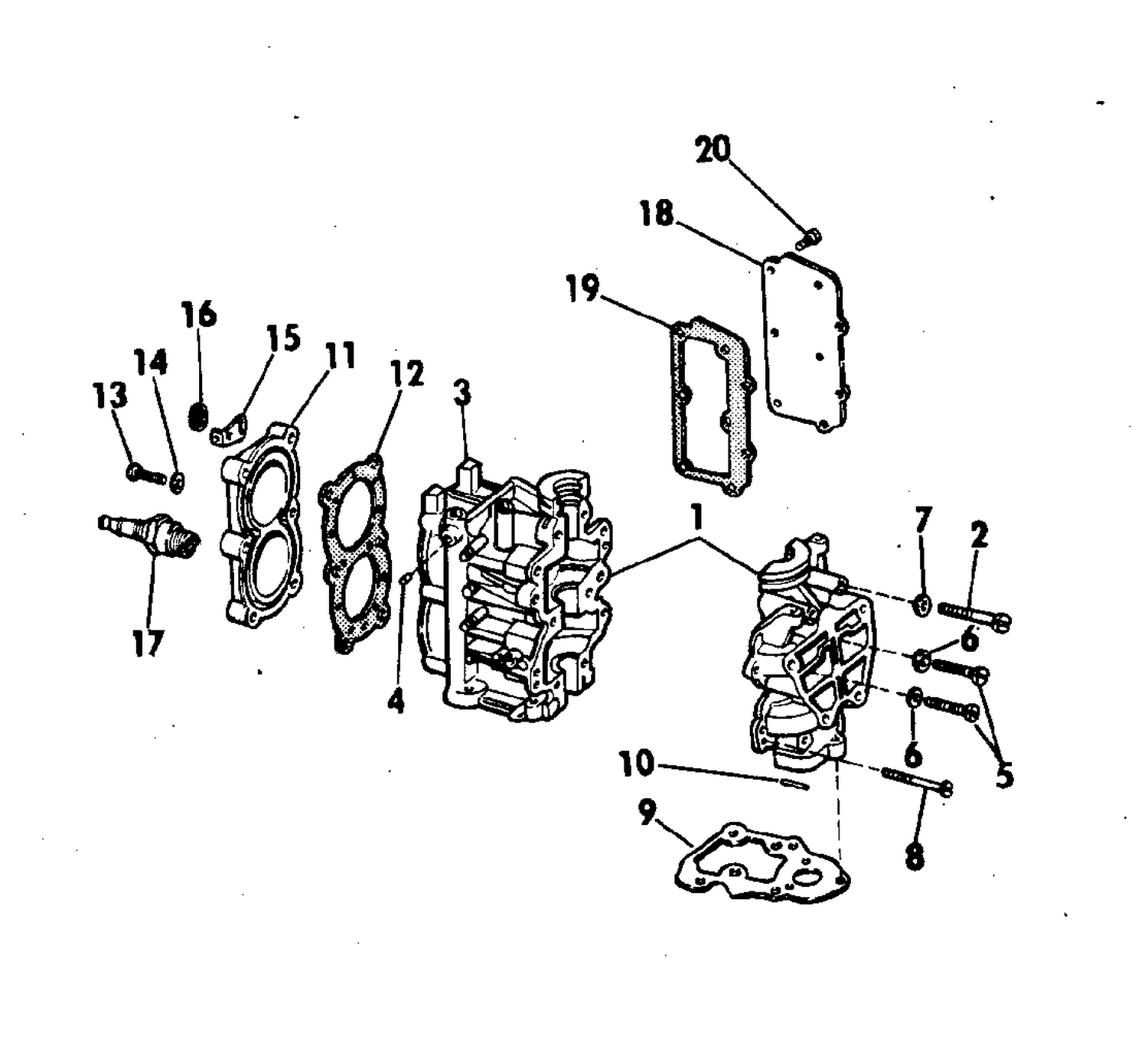 CYLINDER AND CRANKCASE