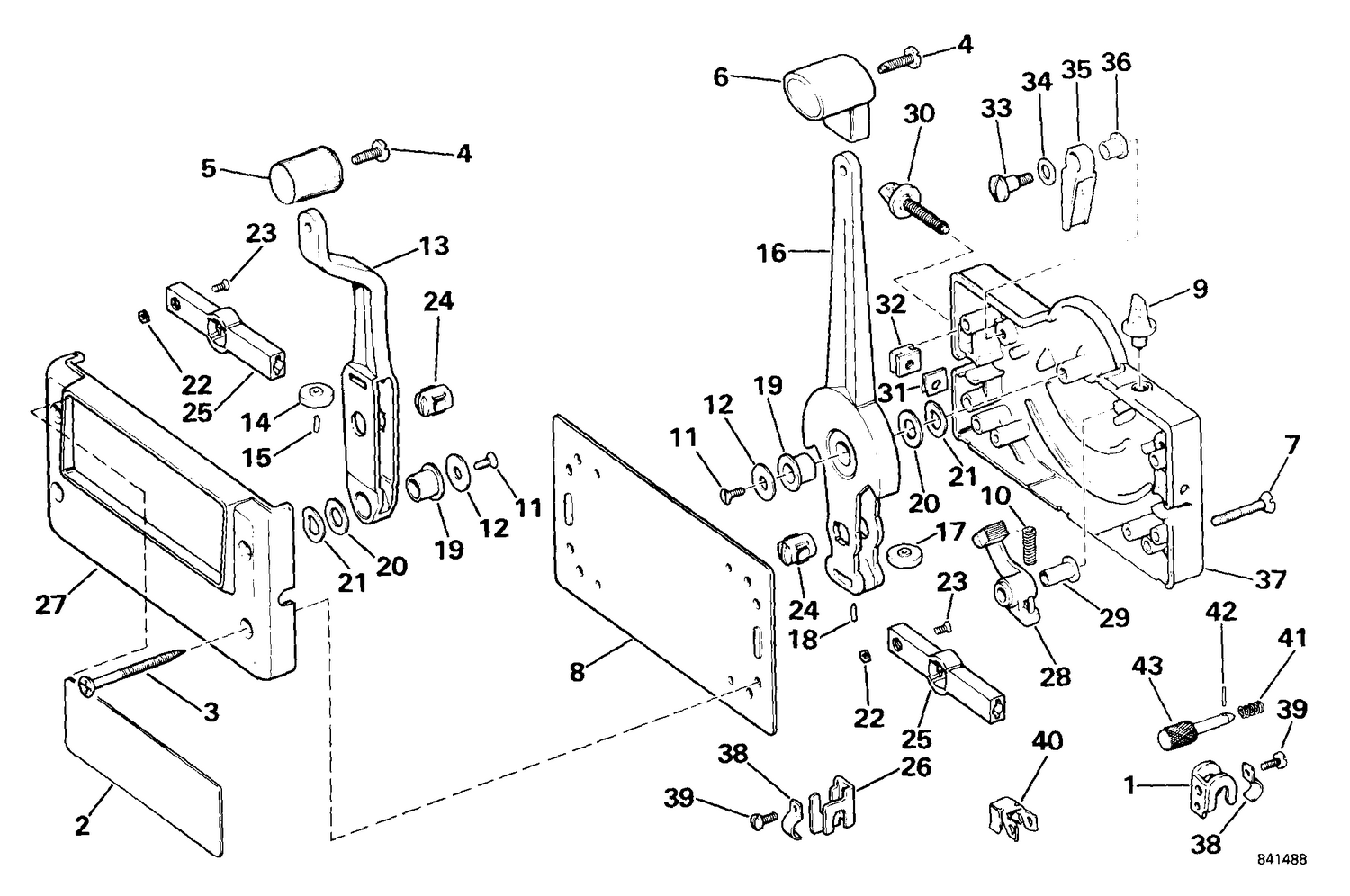 REMOTE CONTROL -- SINGLE MOTOR