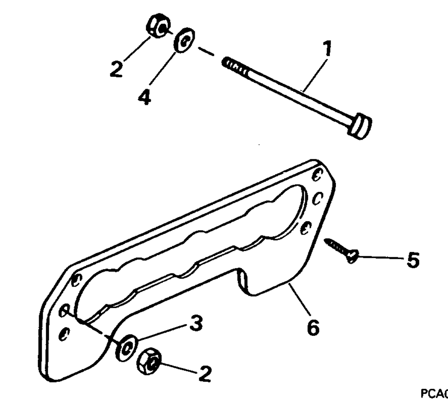 TRANSOM MOUNT KIT P/N 433459